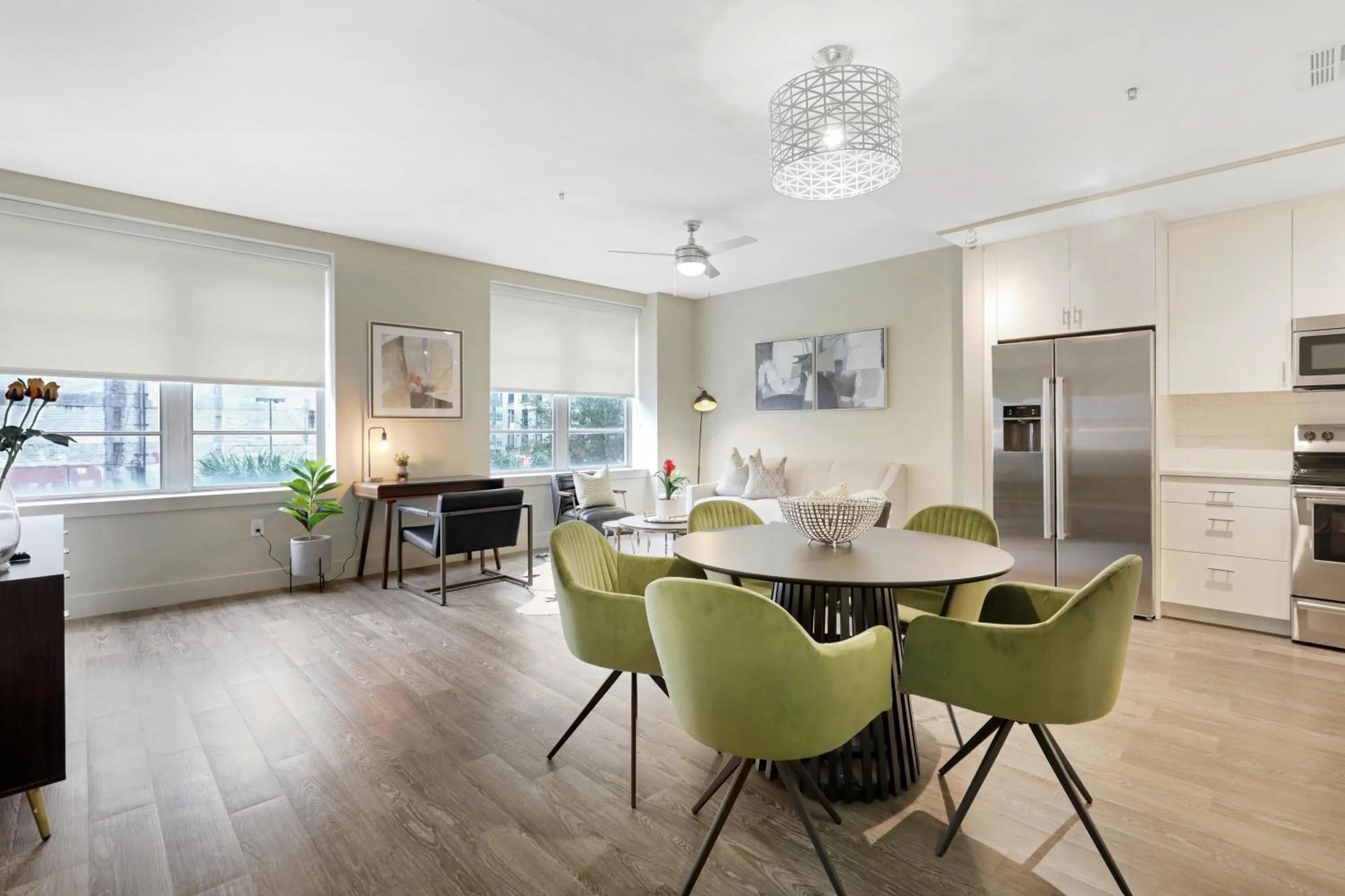 Living room in Modern & Fully Furnished Apartments in the Heart of the City