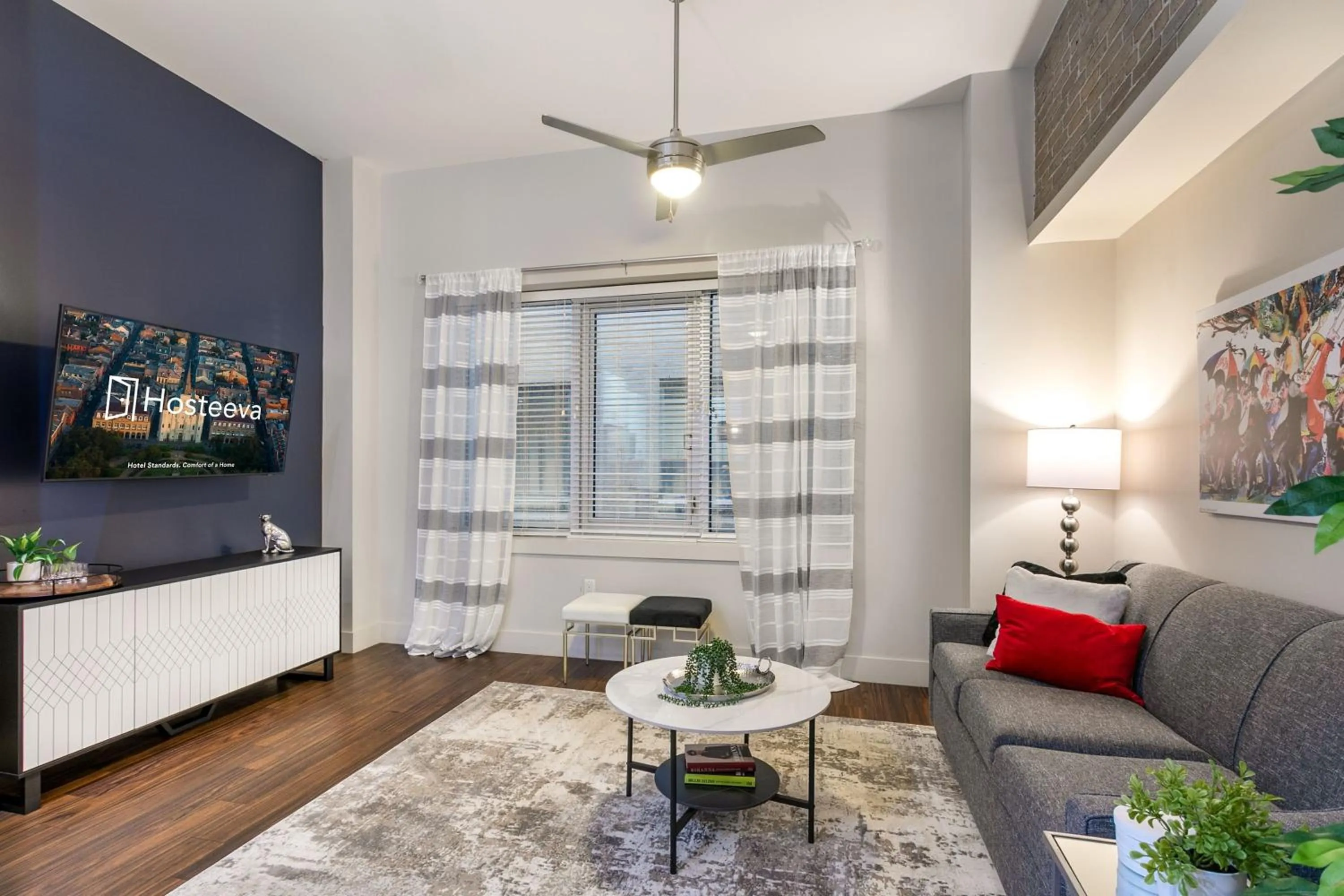 Living room in Modern & Fully Furnished Apartments in the Heart of the City