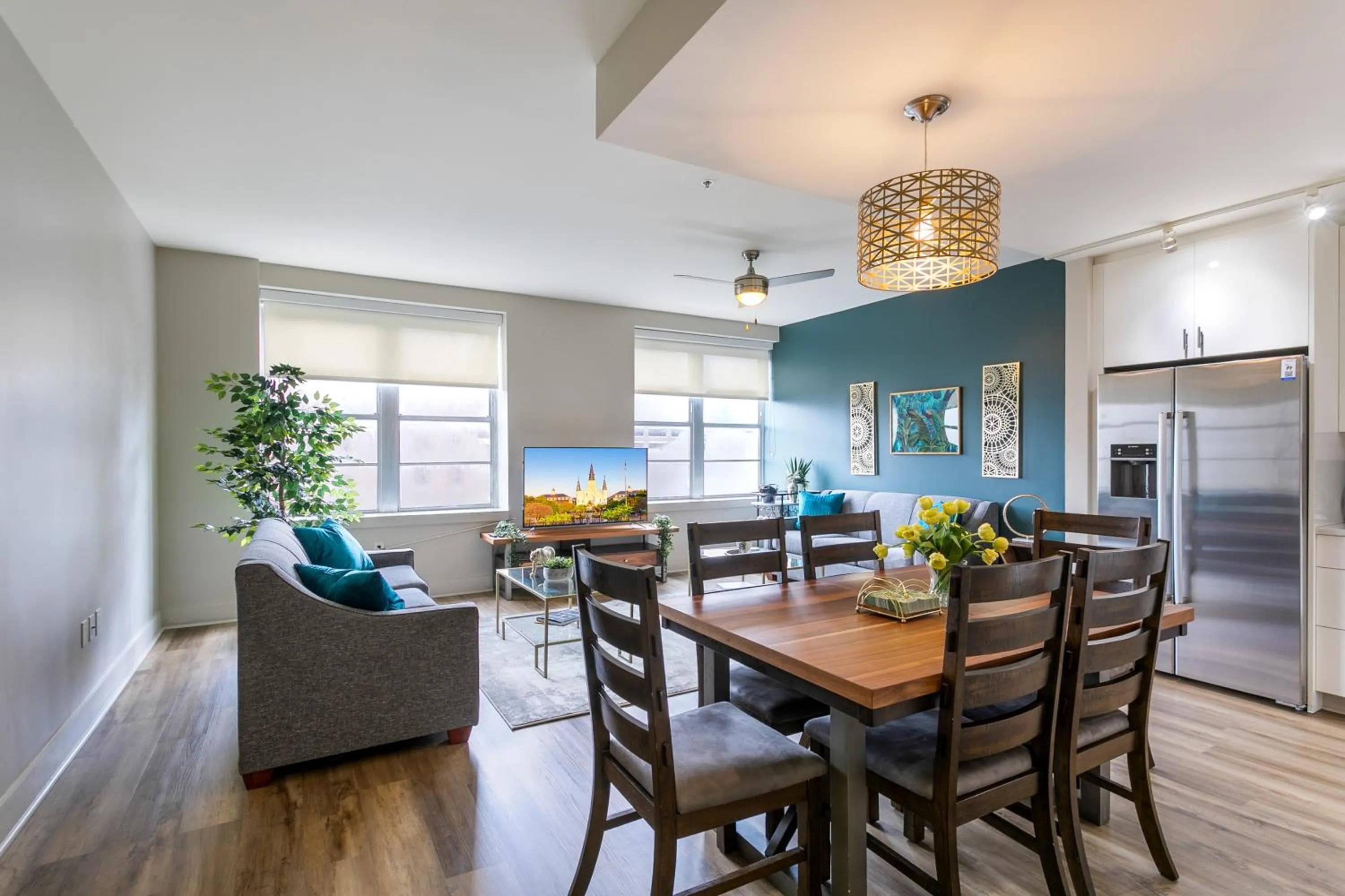 Dining area in Modern & Fully Furnished Apartments in the Heart of the City