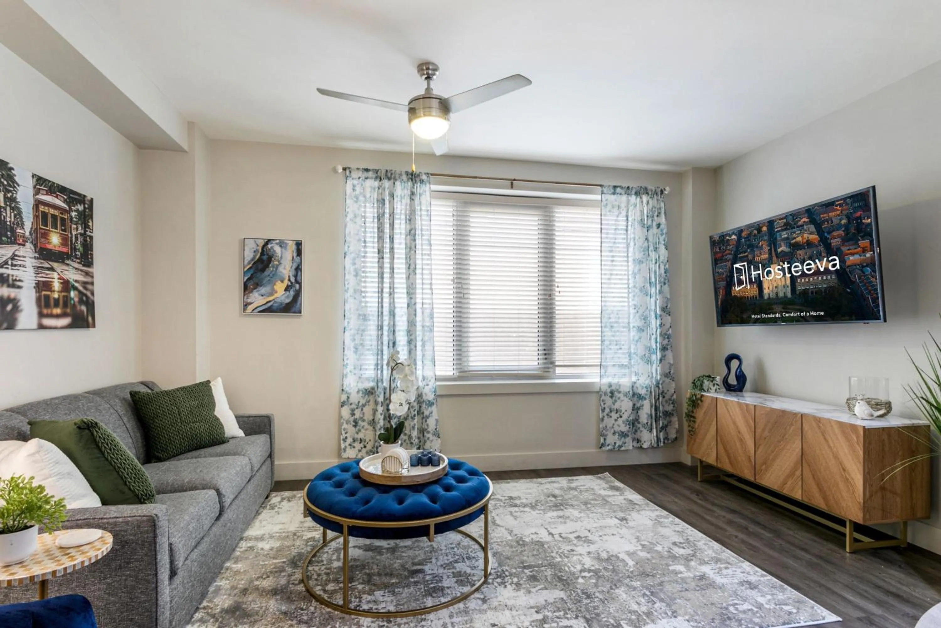 Living room in Modern & Fully Furnished Apartments in the Heart of the City