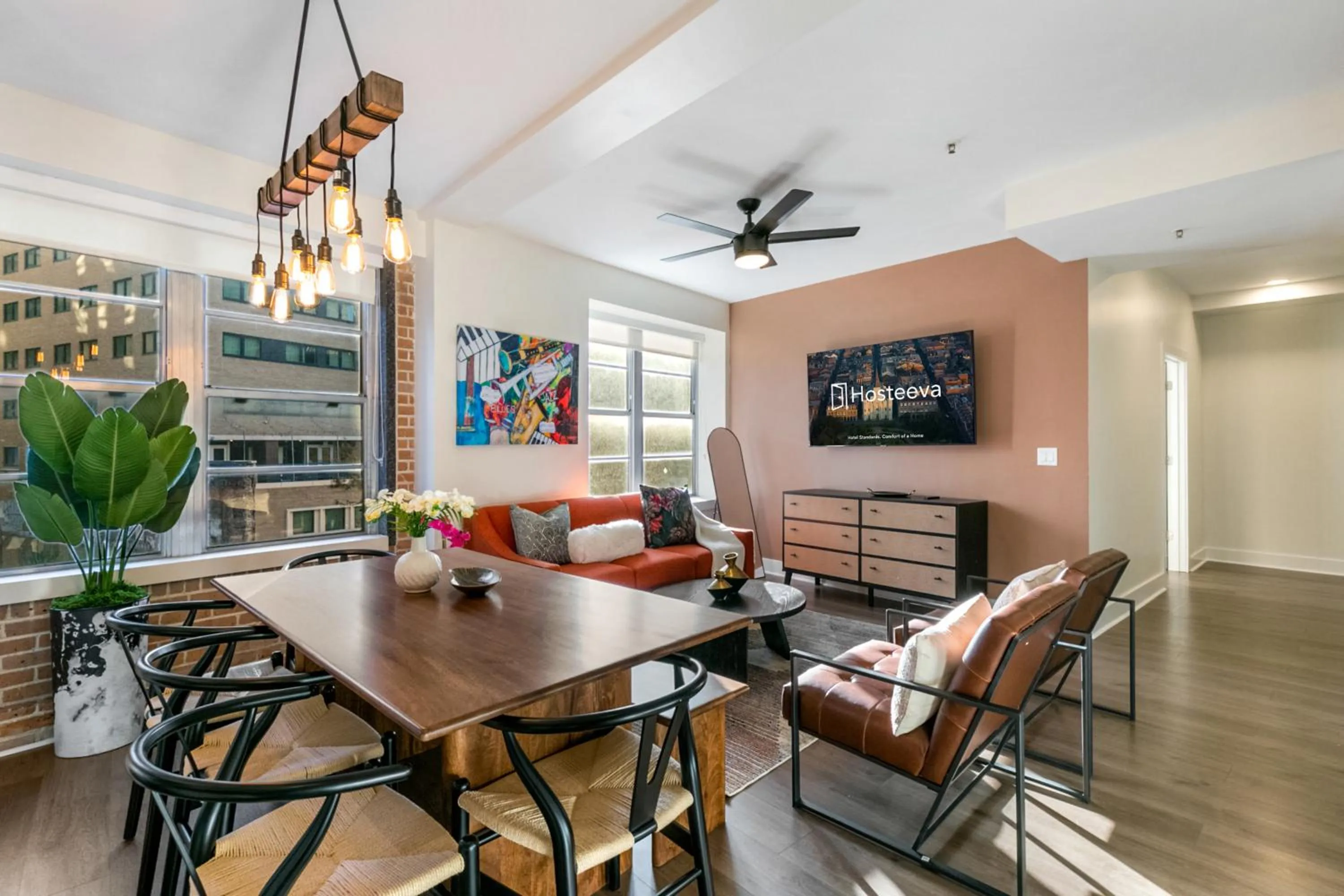 Dining area in Modern & Fully Furnished Apartments in the Heart of the City