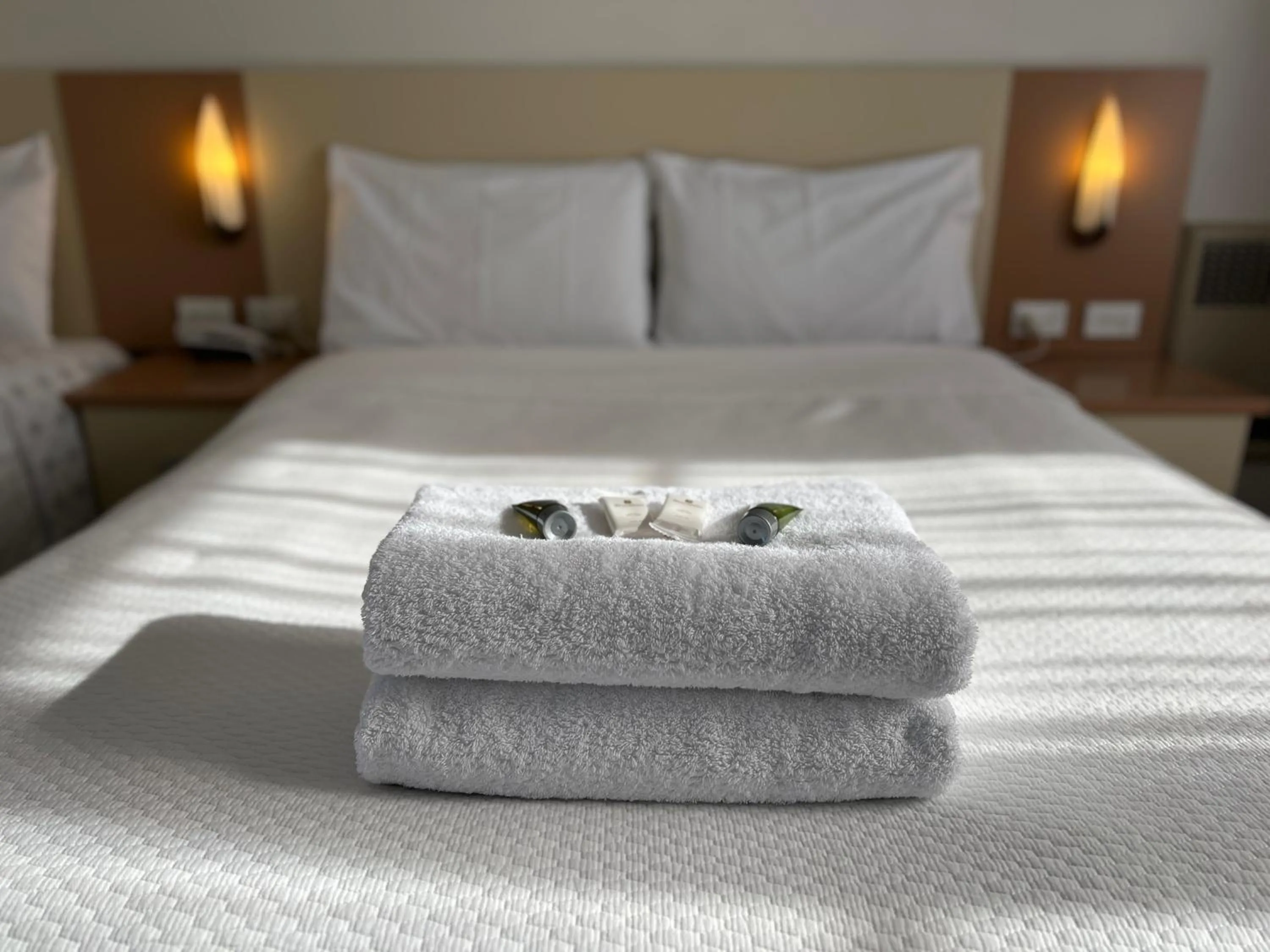 Bed in Motel Margeurita