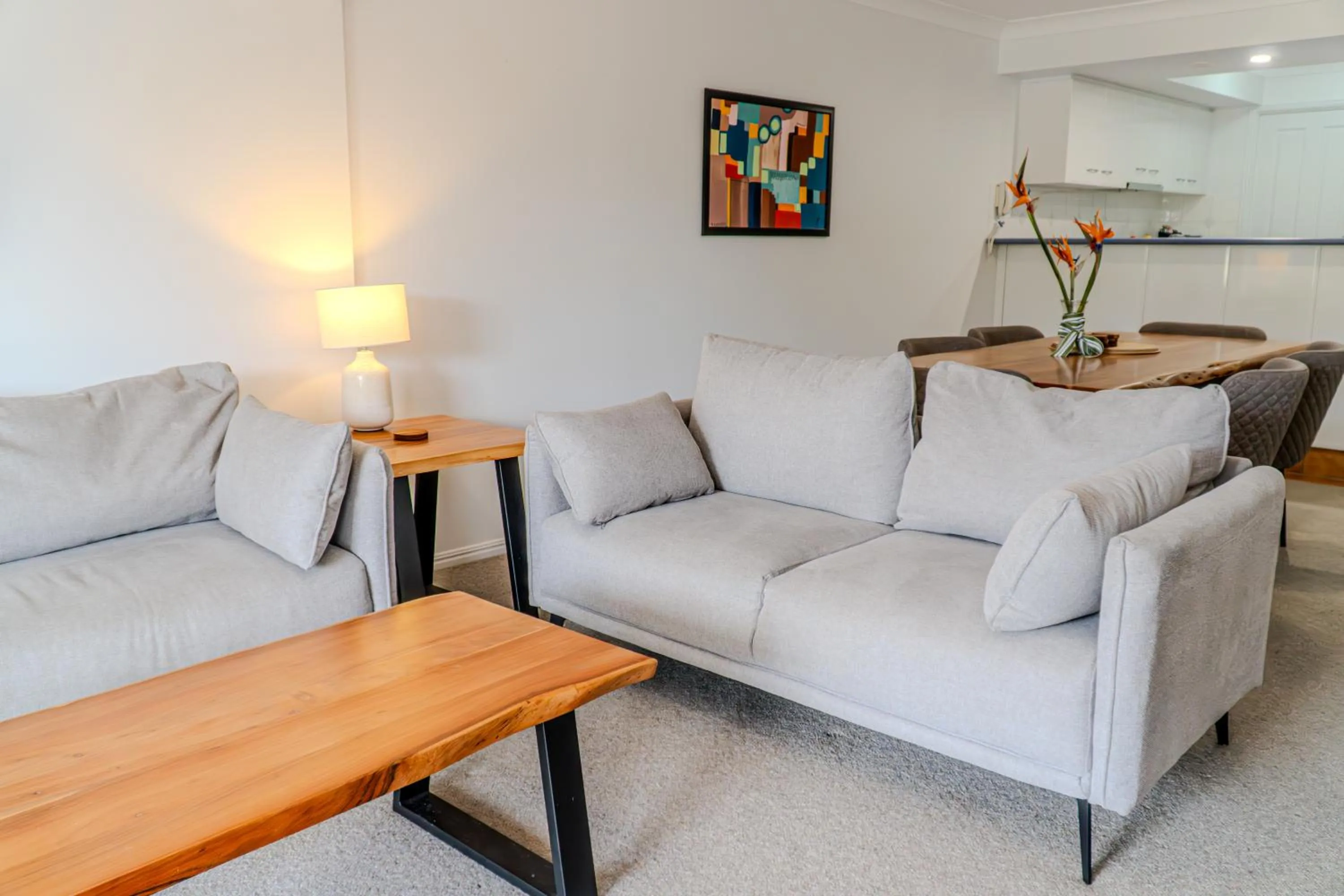 Seating area in Fairways Golf & Beach Retreat Bribie Island