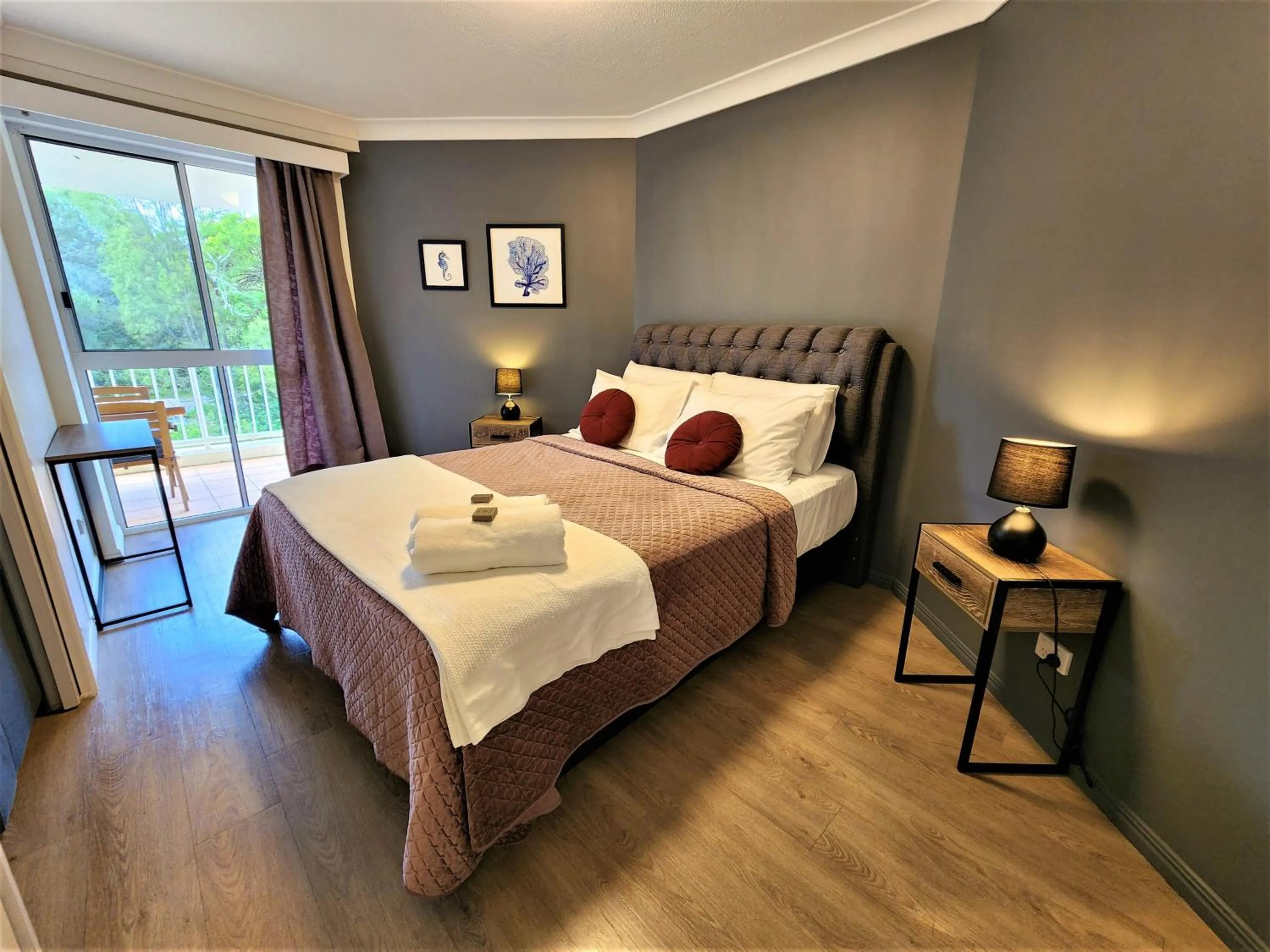 Bed in Fairways Golf & Beach Retreat Bribie Island