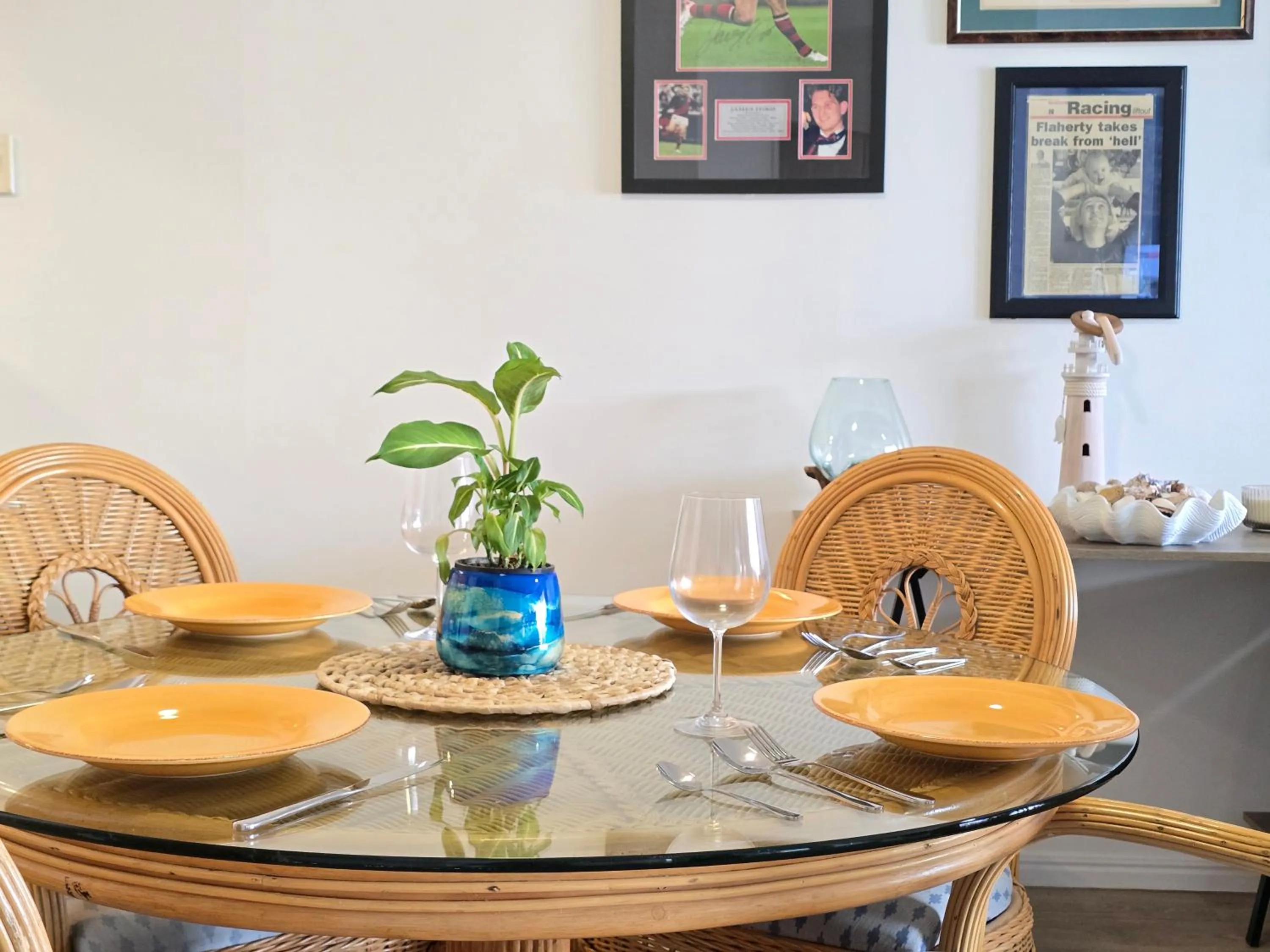 Dining area in Fairways Golf & Beach Retreat Bribie Island