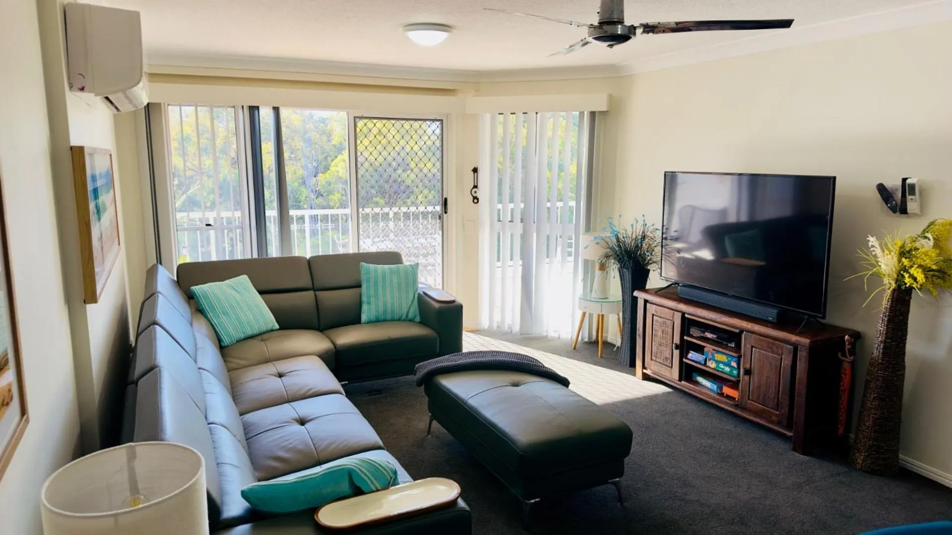 Living room in Fairways Golf & Beach Retreat Bribie Island