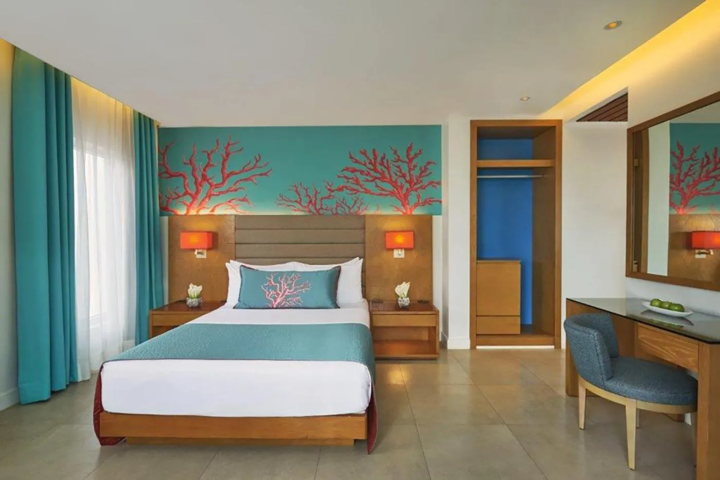 Bed in Movenpick Resort & Spa Boracay