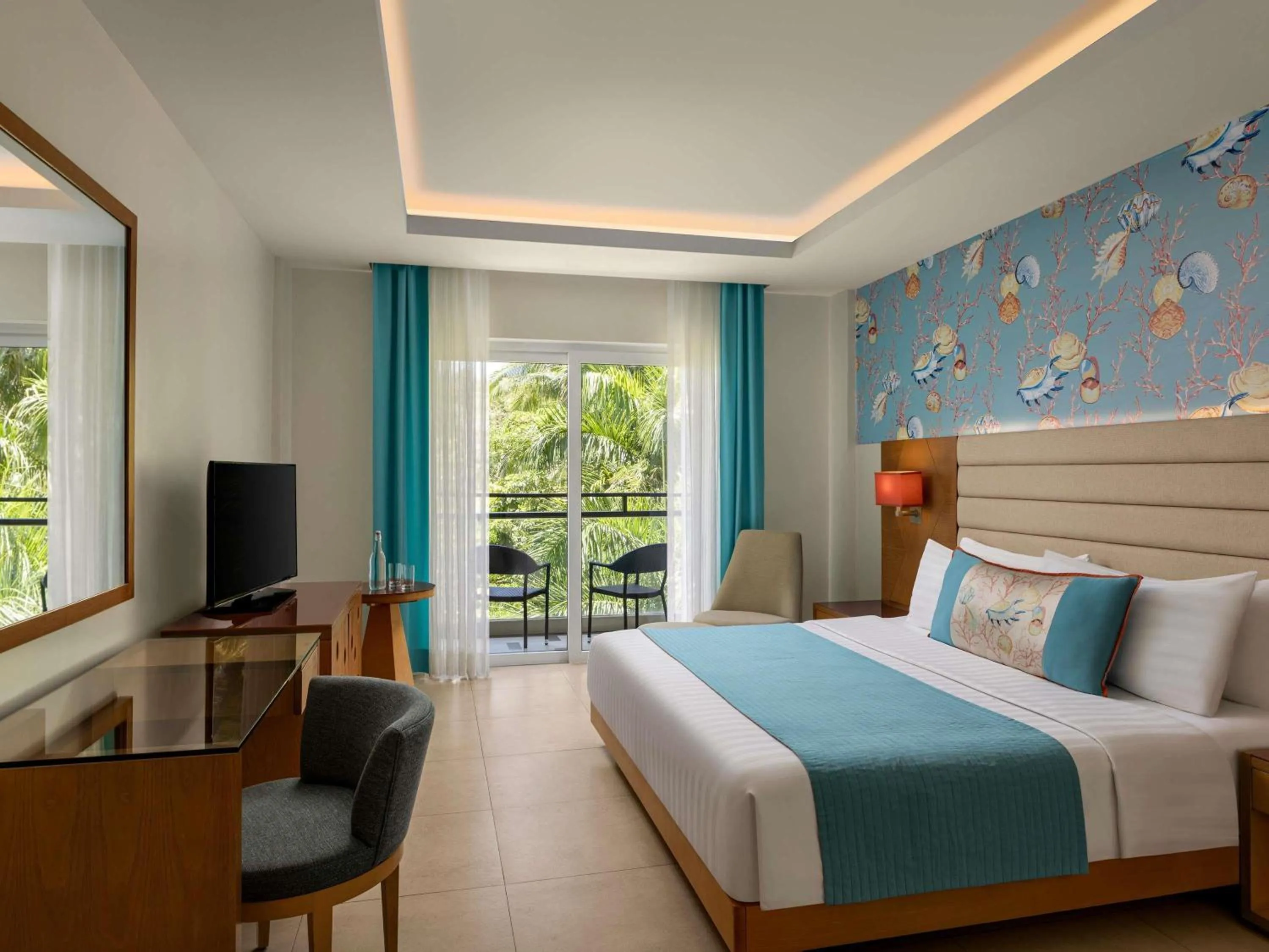 Bedroom, Bed in Movenpick Resort & Spa Boracay