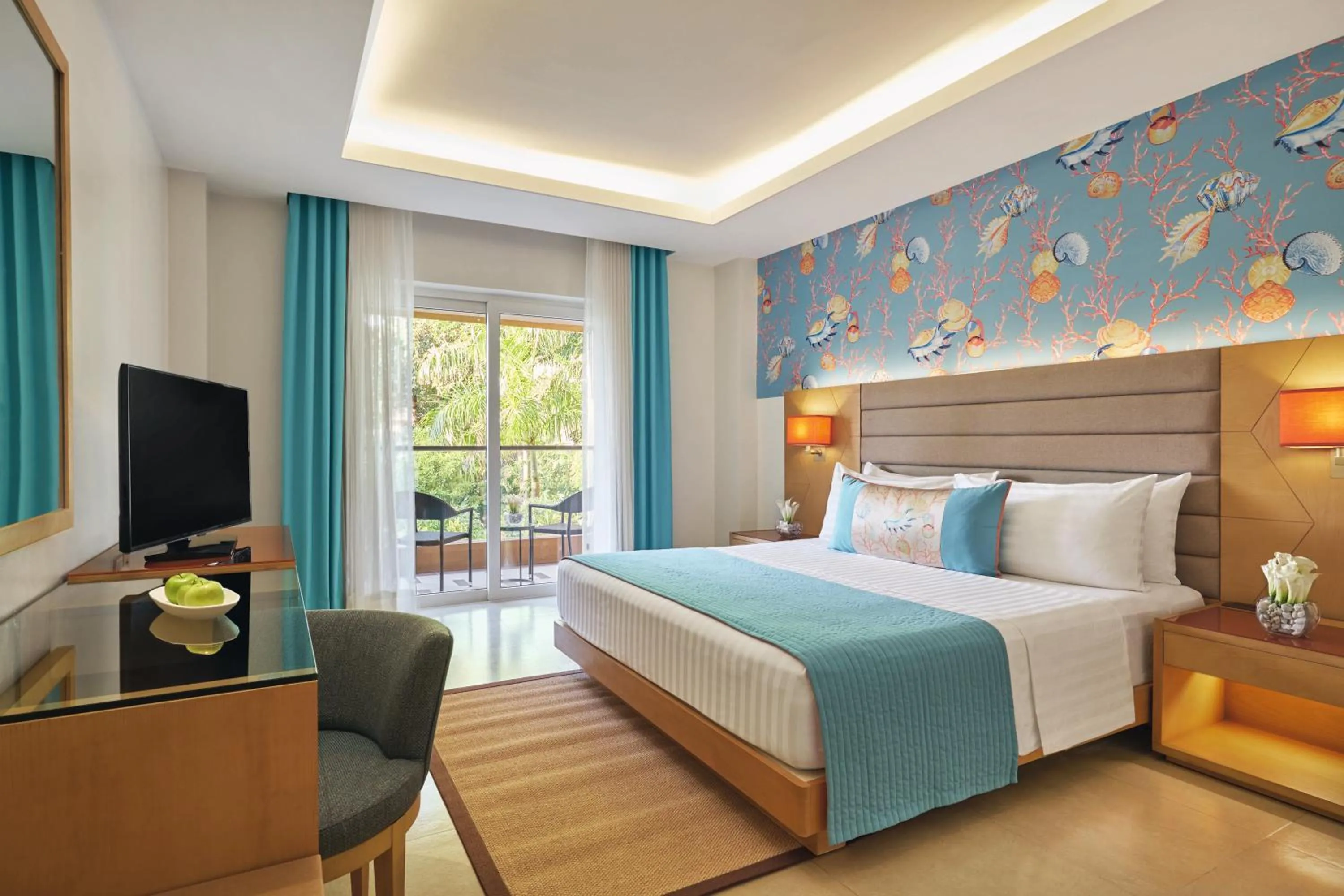 Photo of the whole room, Bed in Movenpick Resort & Spa Boracay