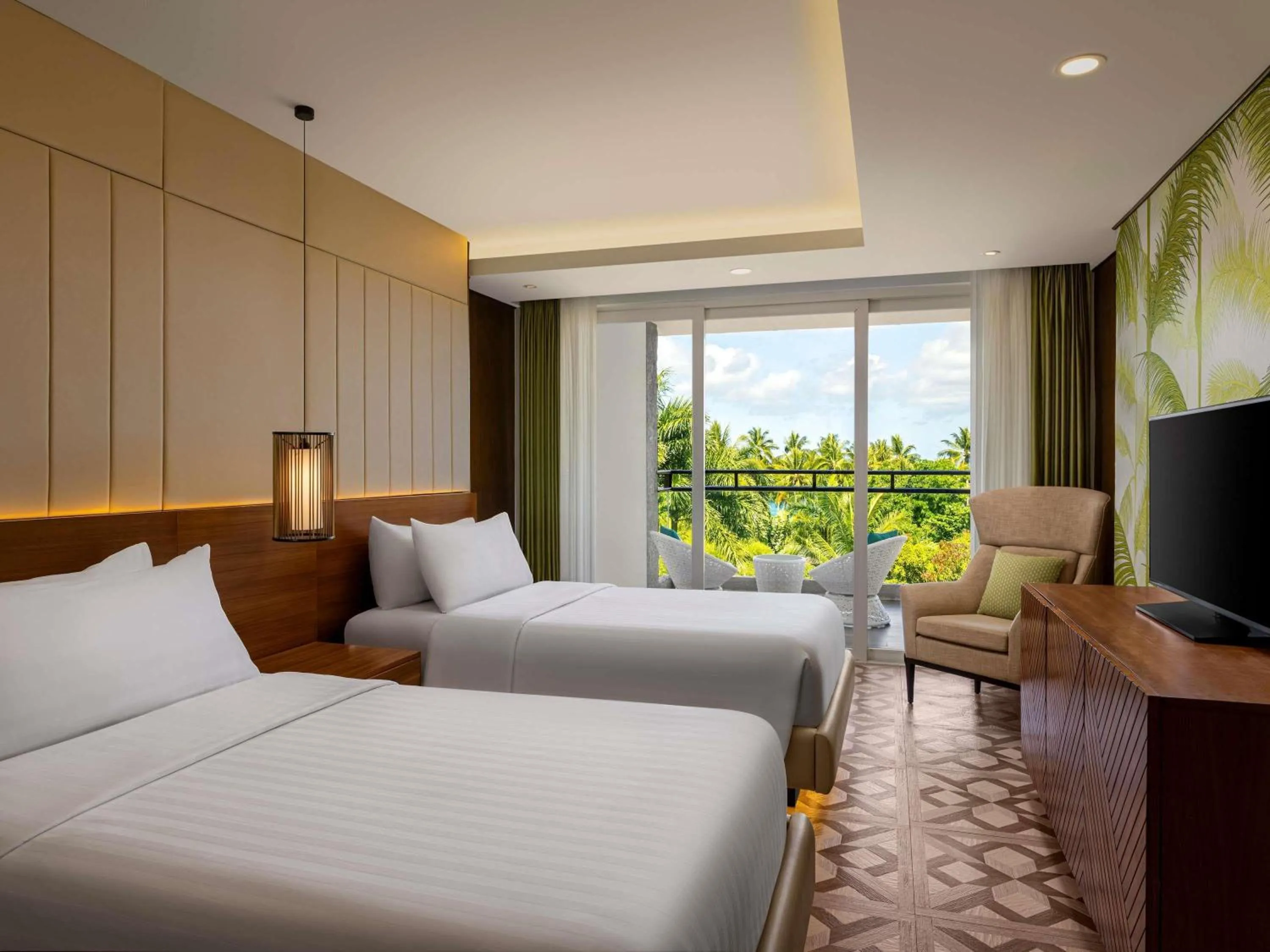 Bedroom, Bed in Movenpick Resort & Spa Boracay