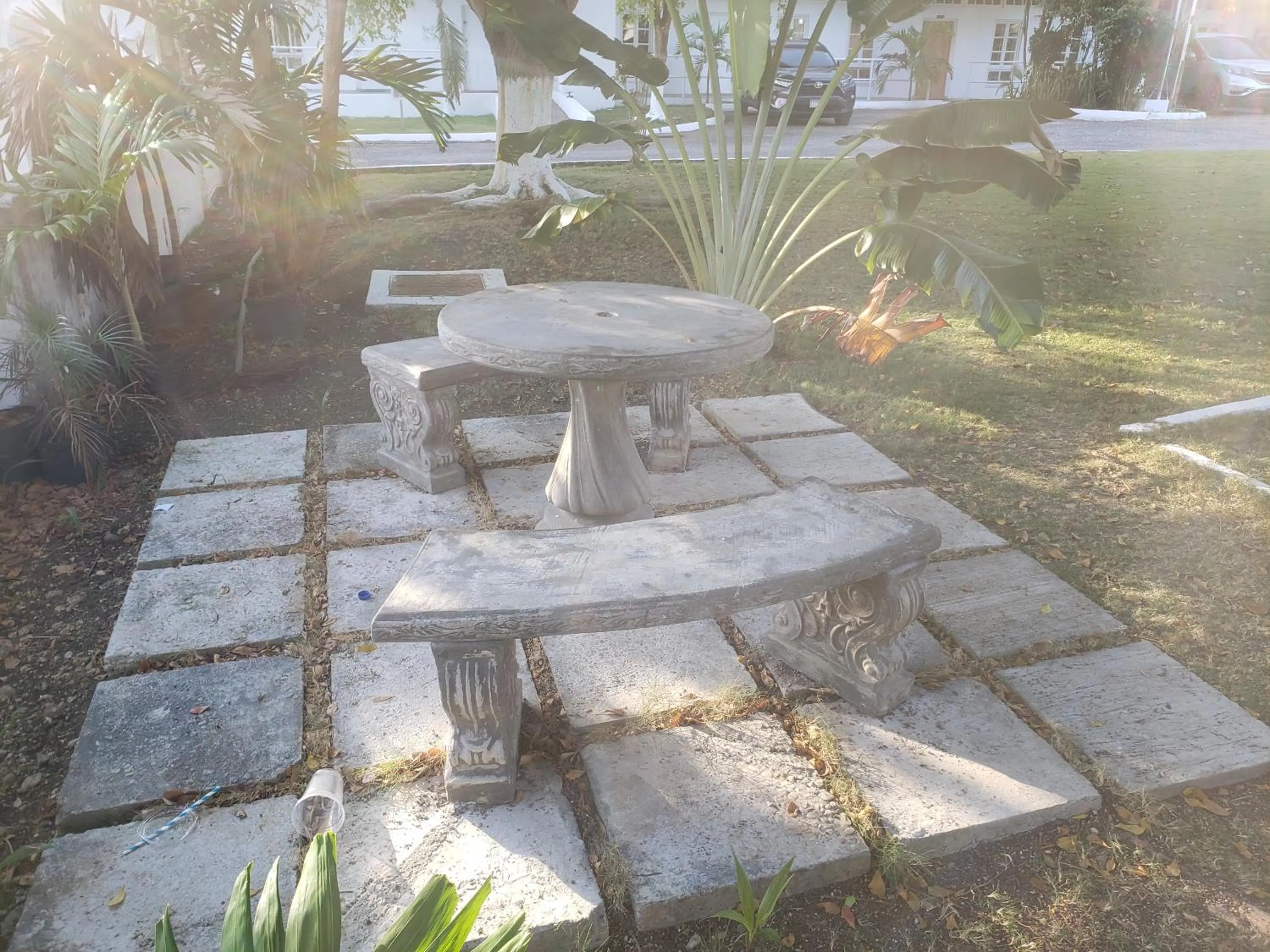 Seating area in Sea Shell Palms, Ocho Rios