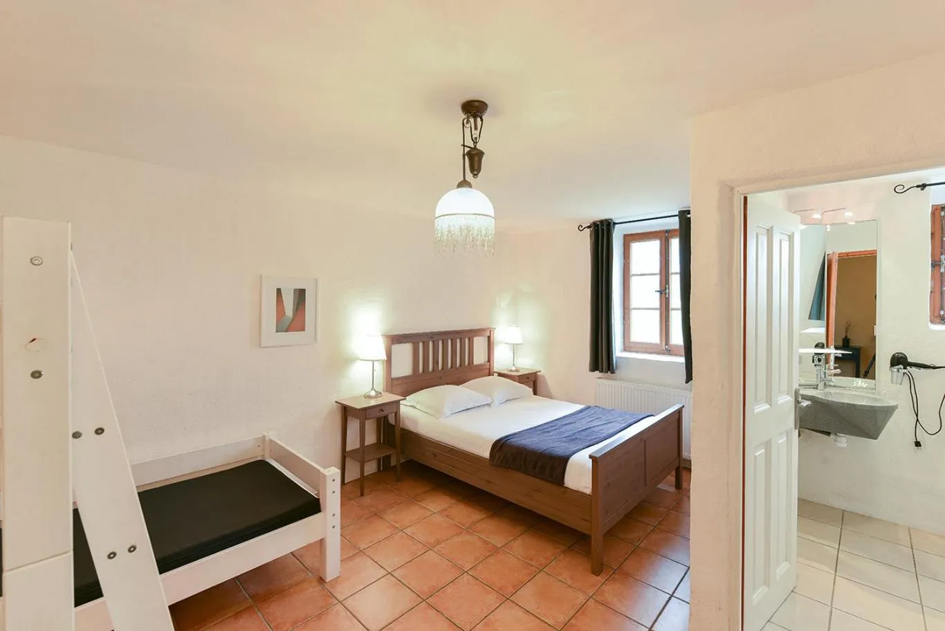 Bed in Auberge La Plaine