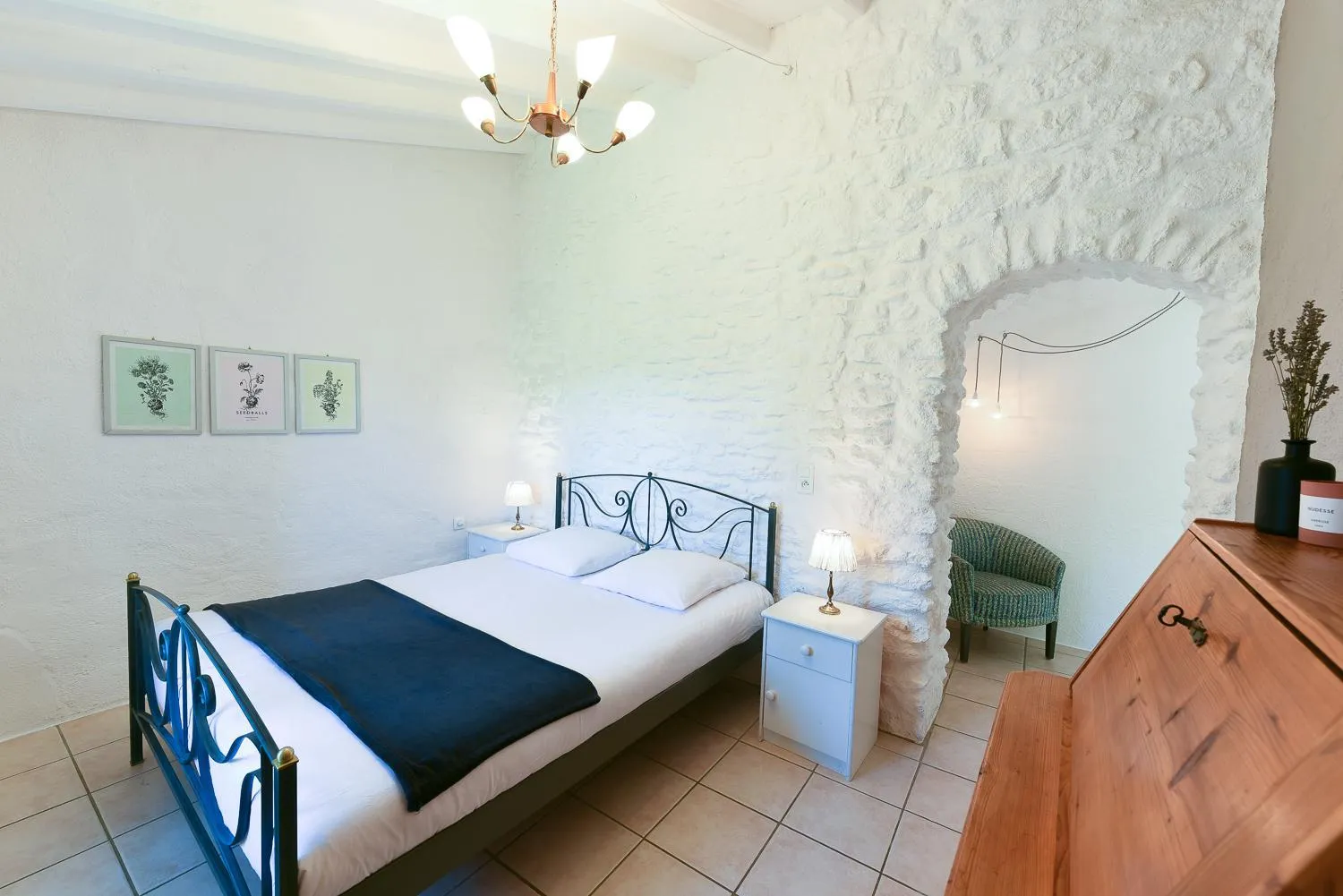 Bed in Auberge La Plaine