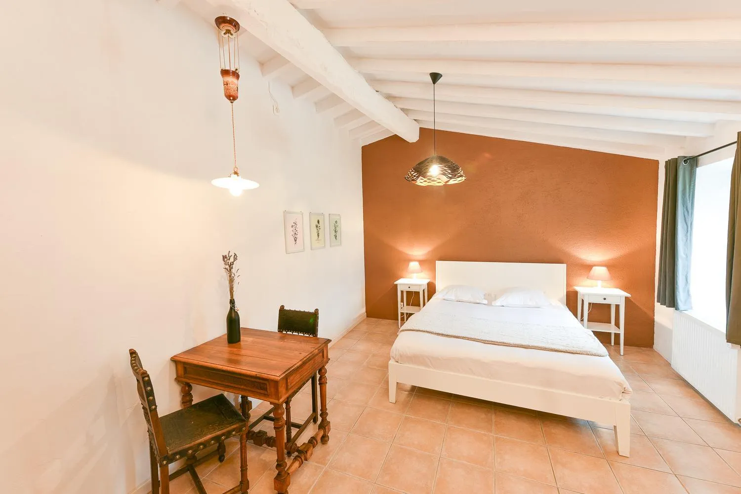 Bedroom in Auberge La Plaine