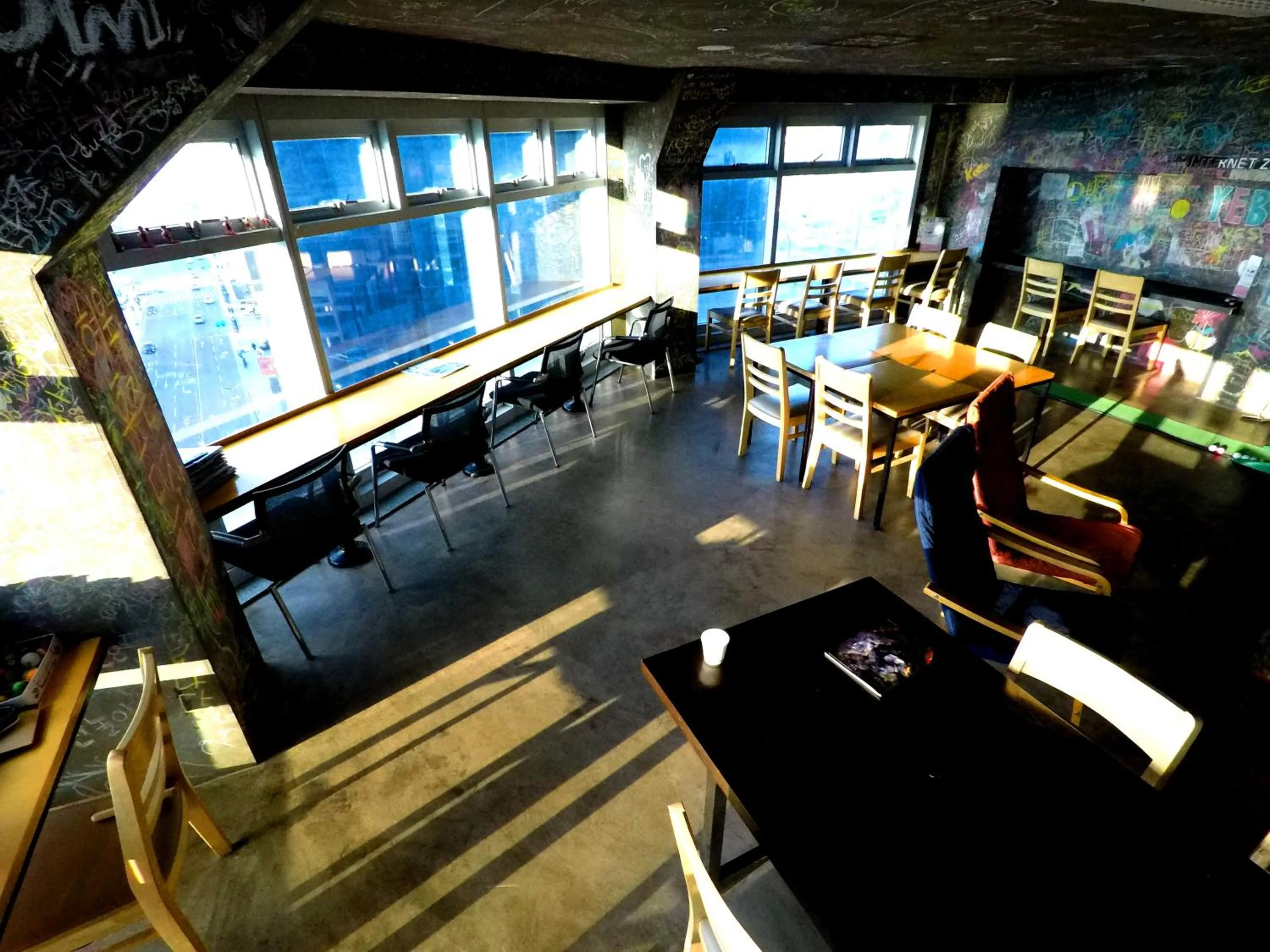 Lobby or reception in Busan Popcorn Hostel