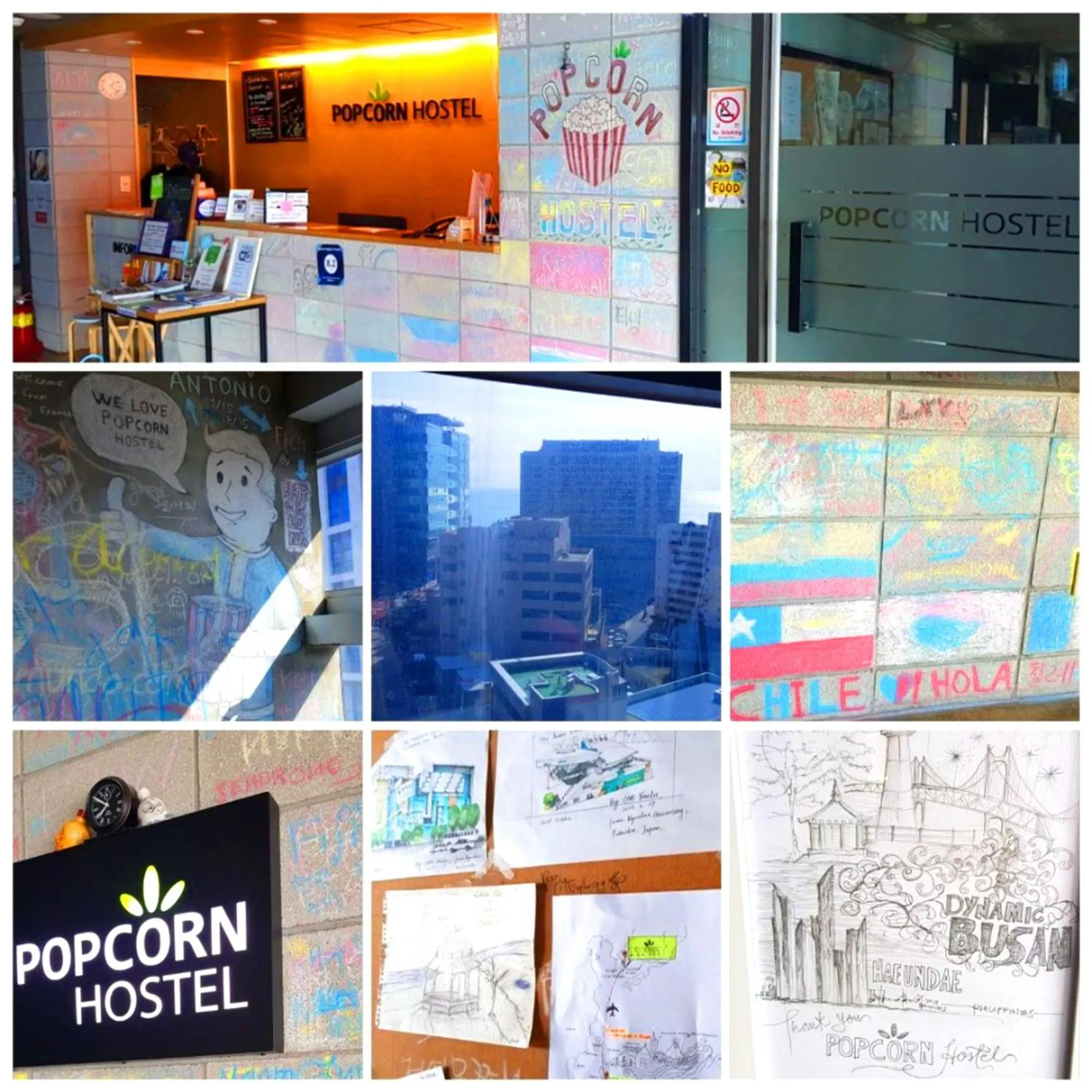 Property logo or sign in Busan Popcorn Hostel