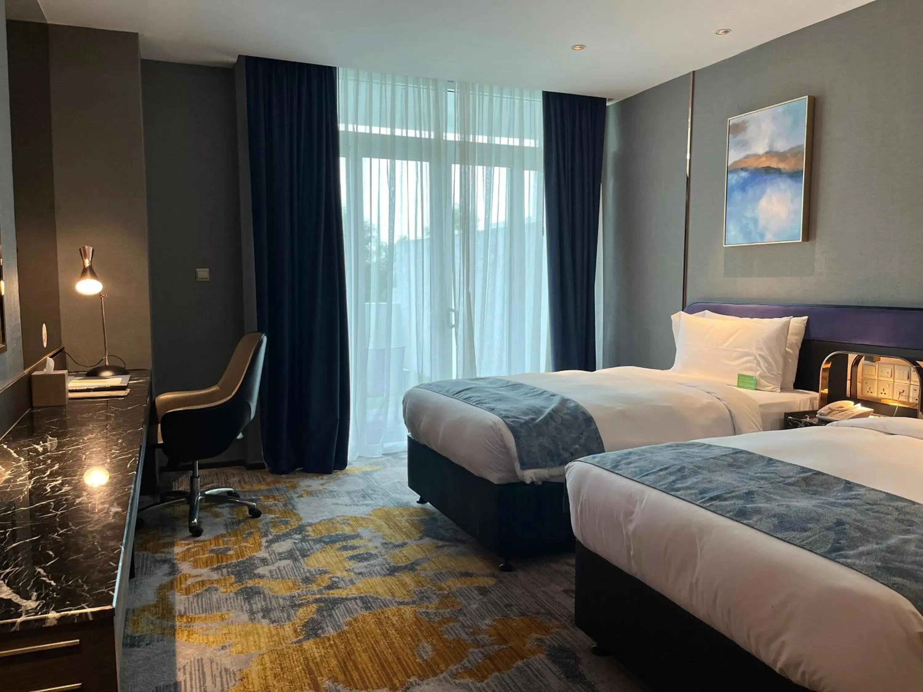 Patio Premier Twin Room in Ames Hotel Patio Premier Twin Room in Ames Hotel