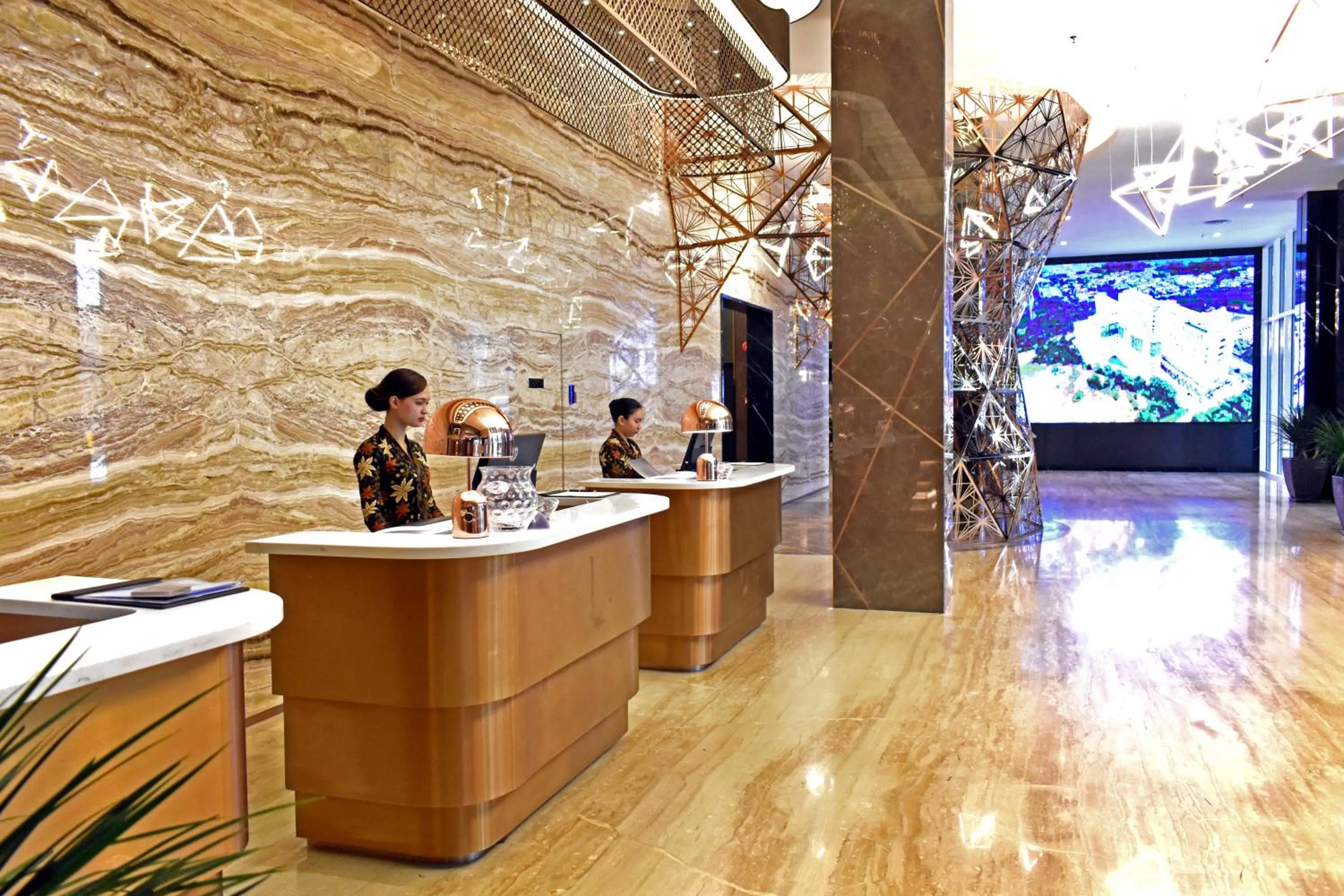 Lobby or reception in Ames Hotel