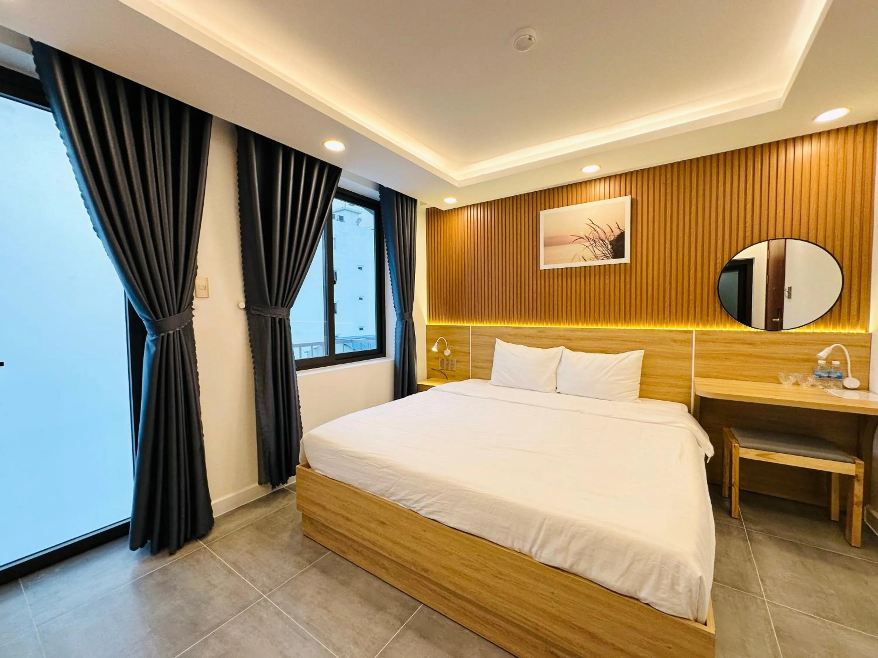 Bed in Ngọc Anh Hotel