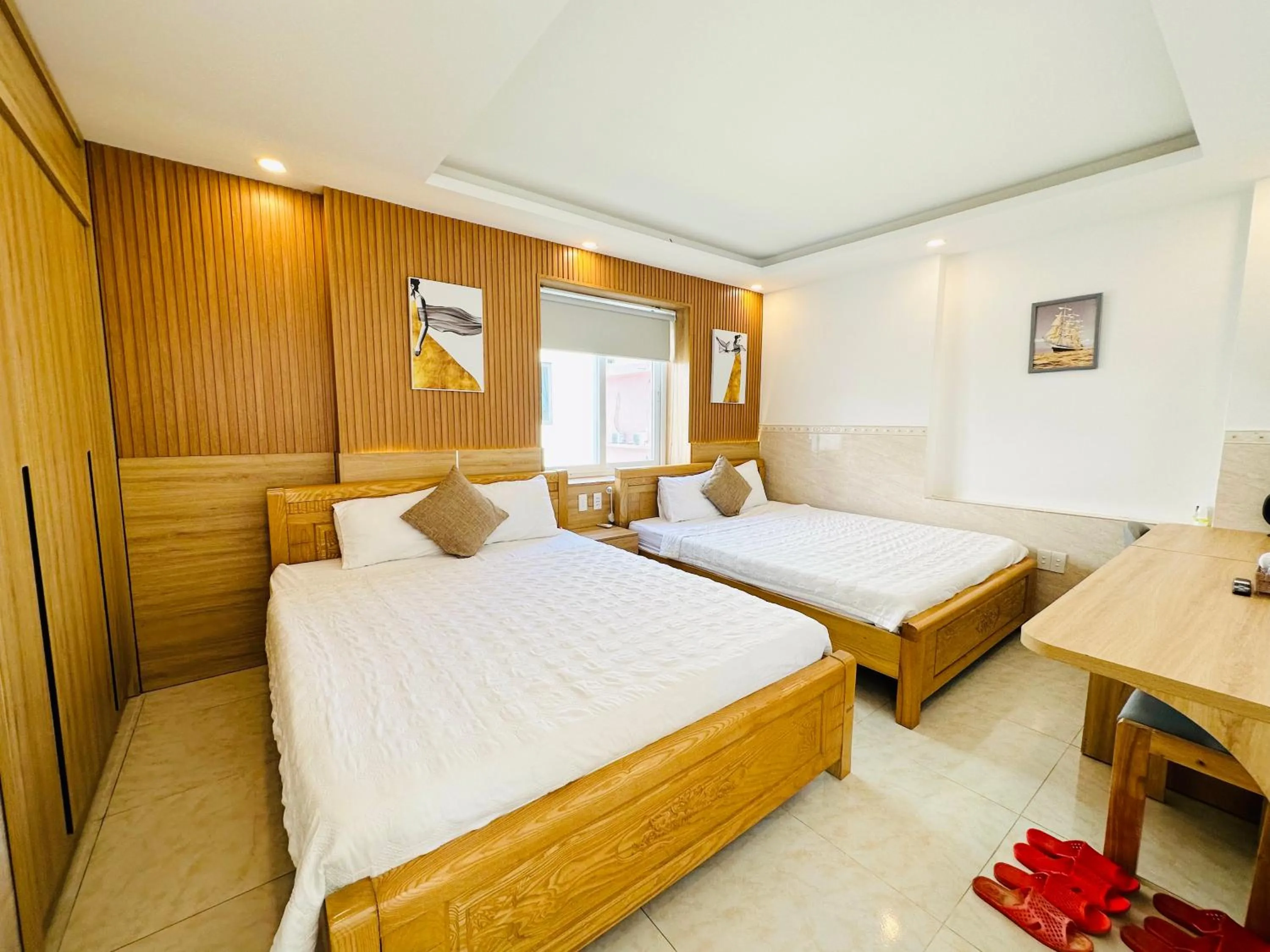 Bed in Ngọc Anh Hotel