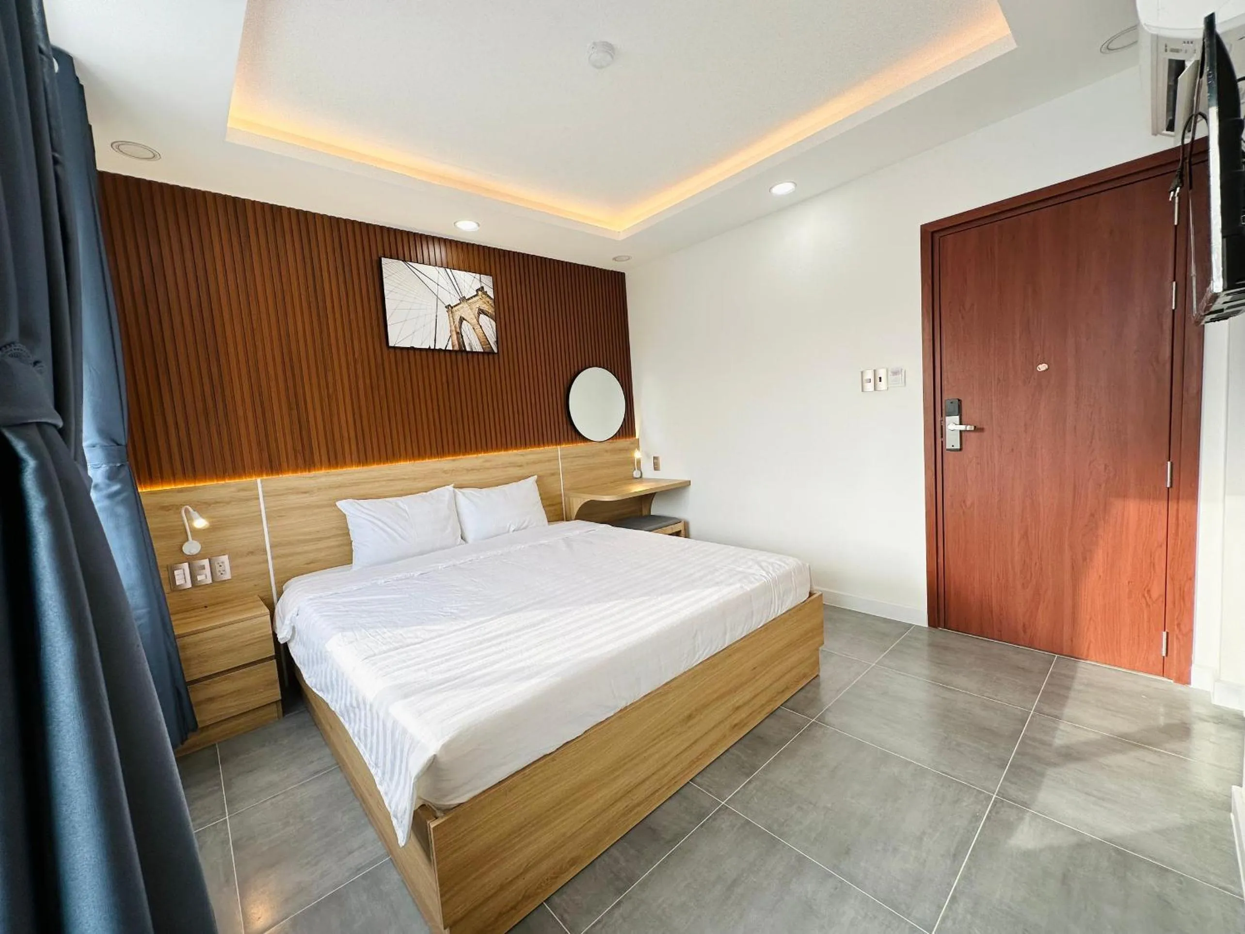 Bed in Ngọc Anh Hotel