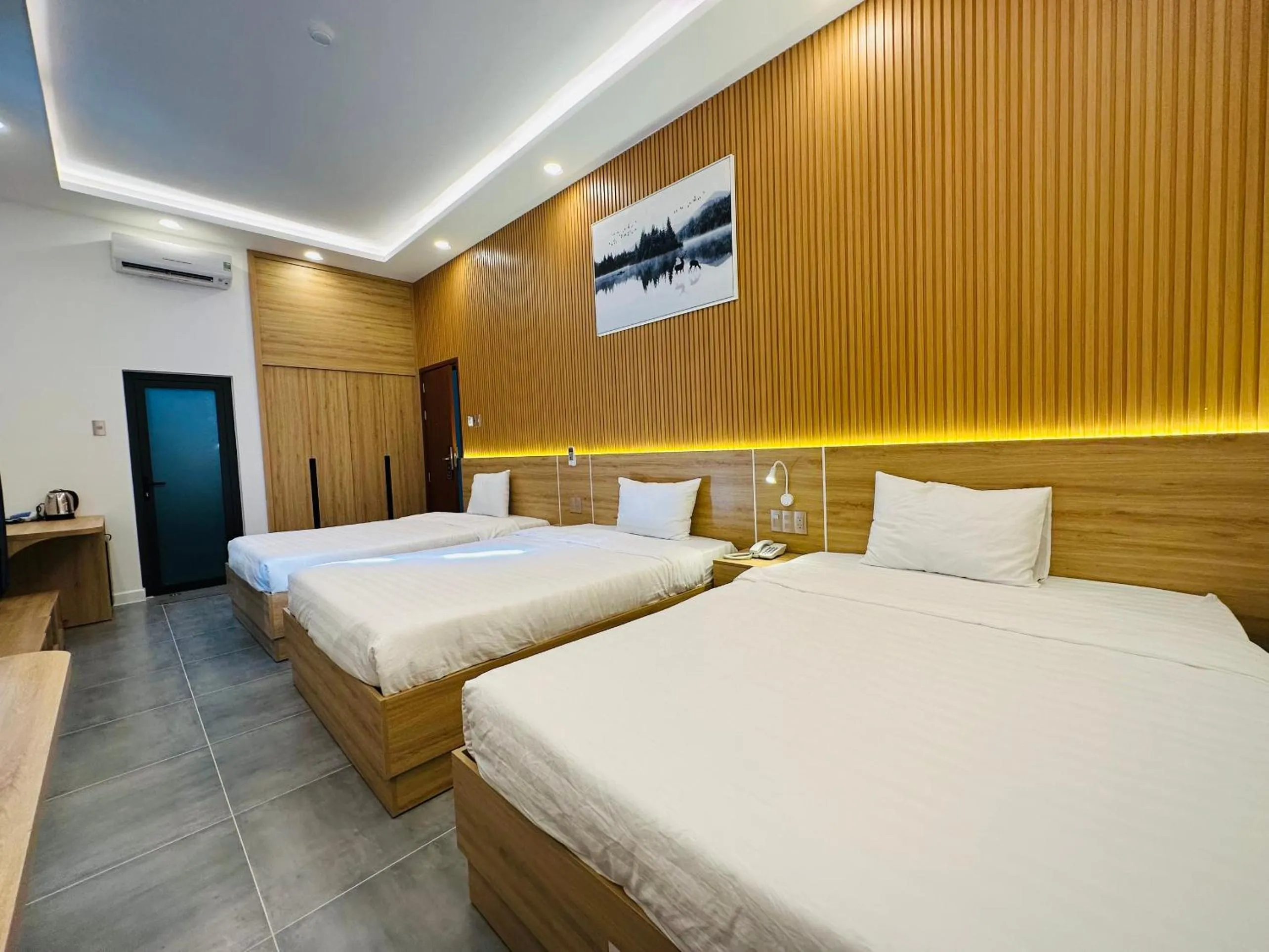 Bed in Ngọc Anh Hotel