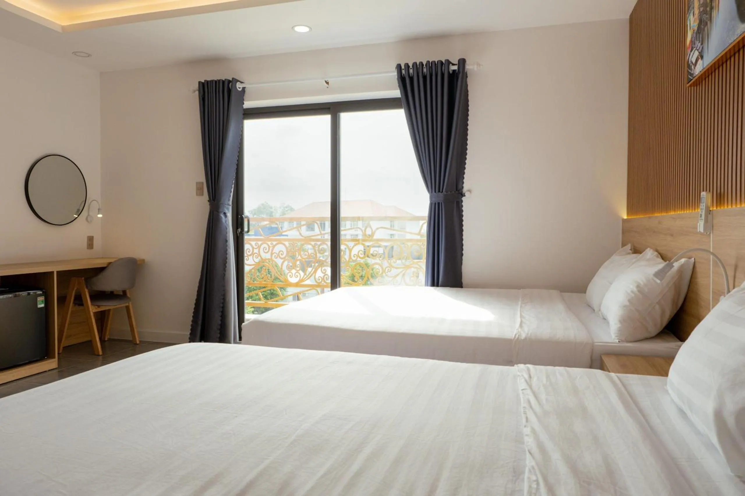 Bed in Ngọc Anh Hotel