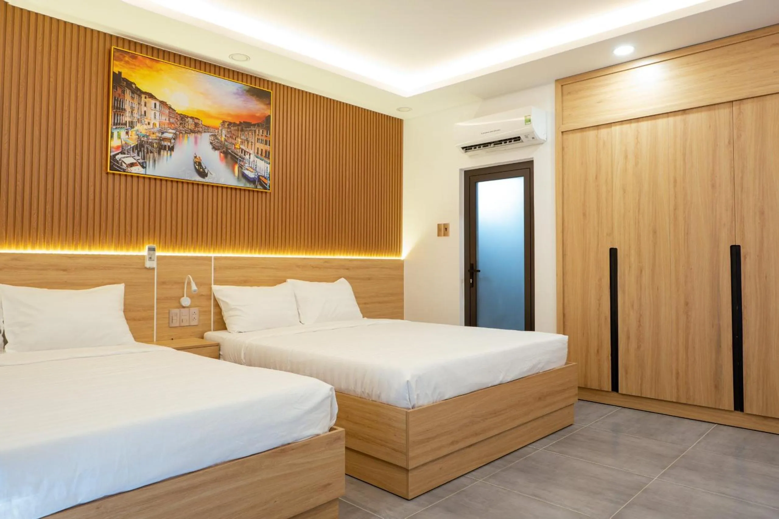 Bed in Ngọc Anh Hotel