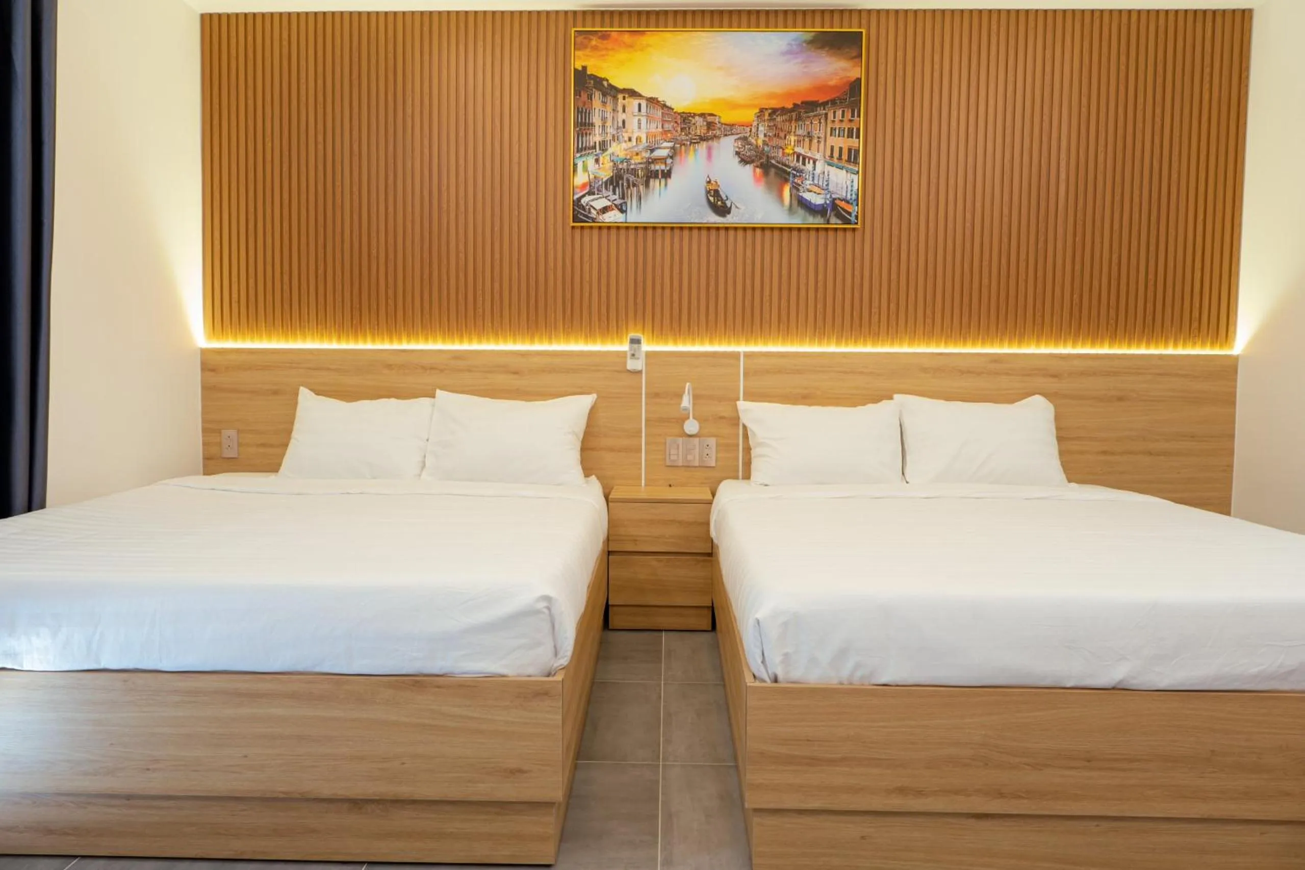 Bed in Ngọc Anh Hotel