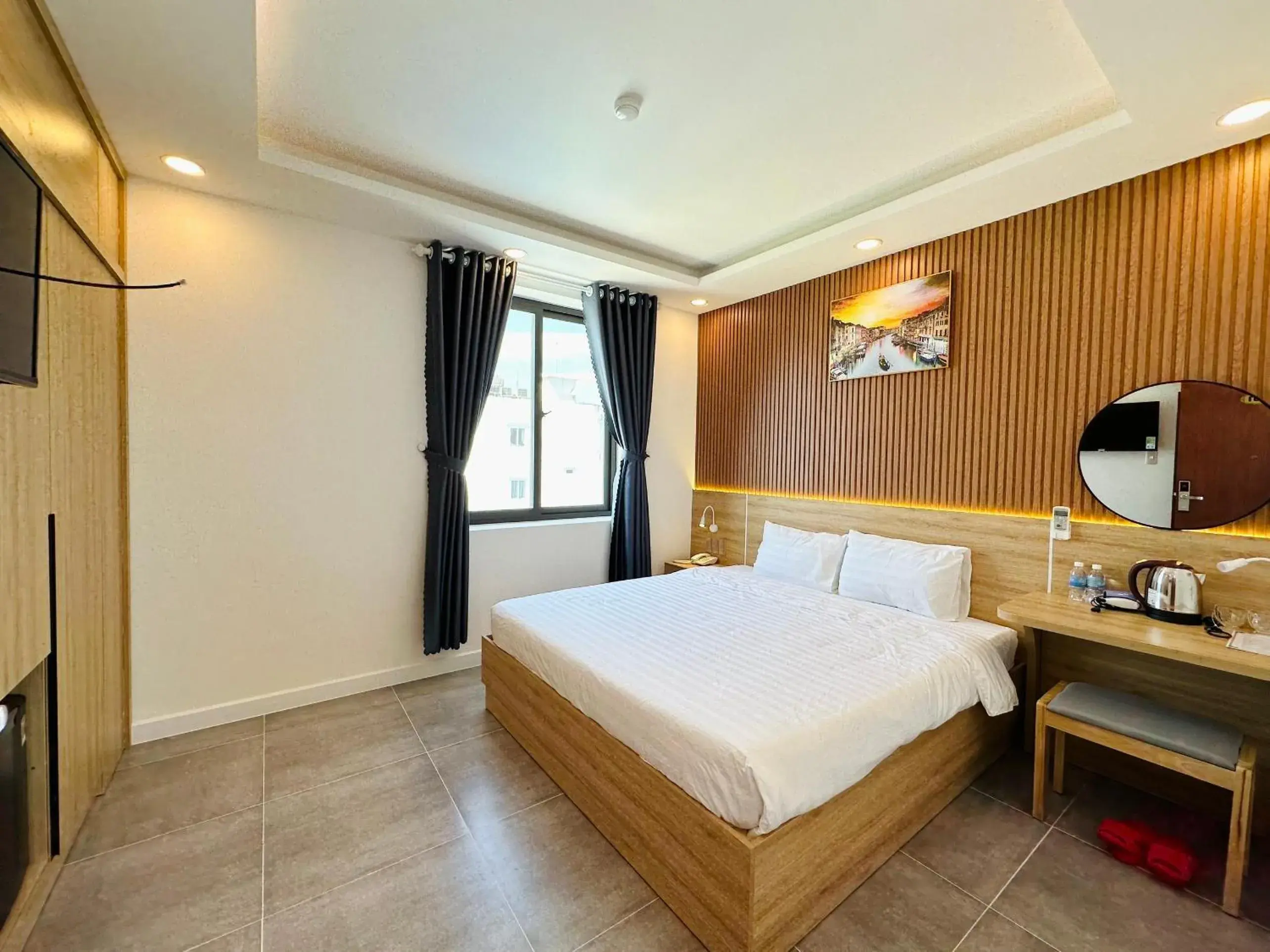 Double Room with Garden View in Ngọc Anh Hotel Double Room with Garden View in Ngọc Anh Hotel