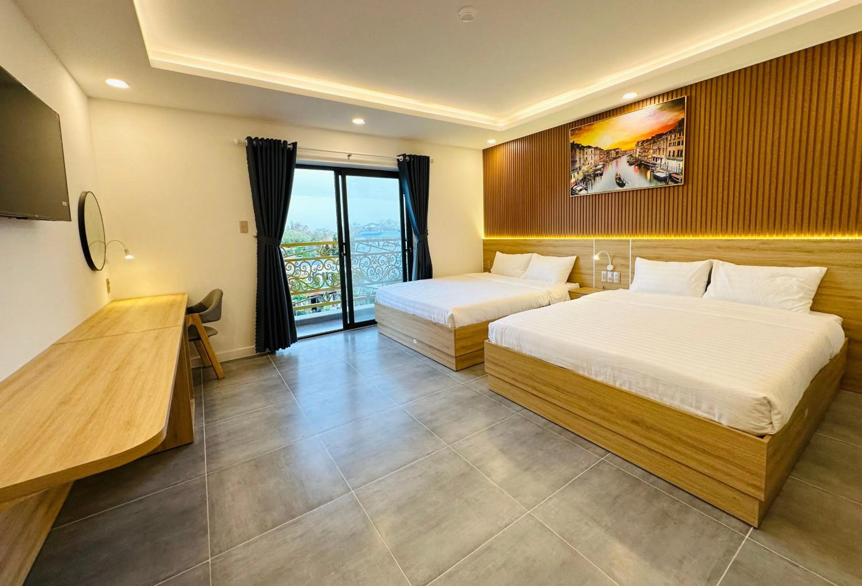 Bed in Ngọc Anh Hotel