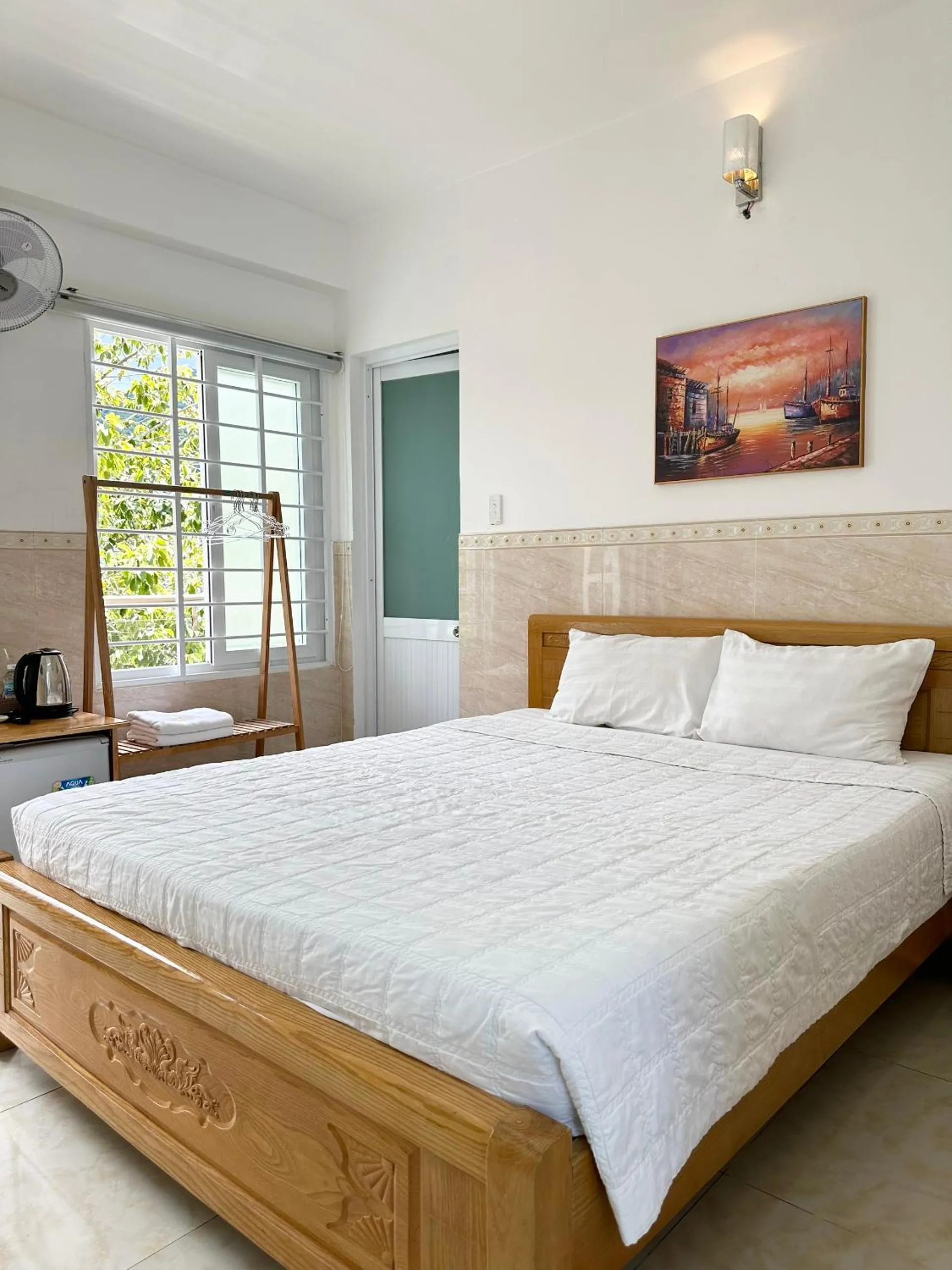 Bed in Ngọc Anh Hotel