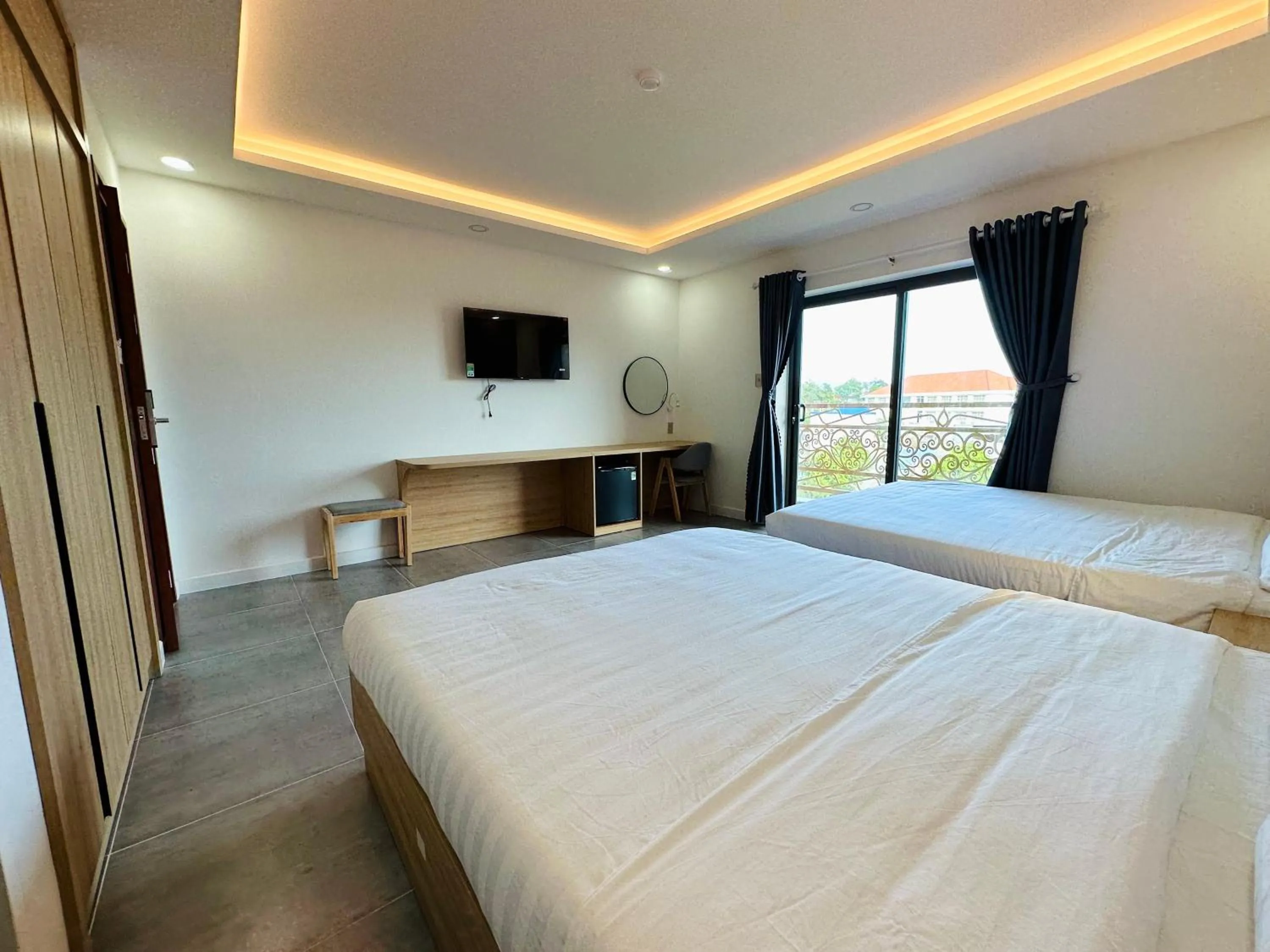 Bed in Ngọc Anh Hotel