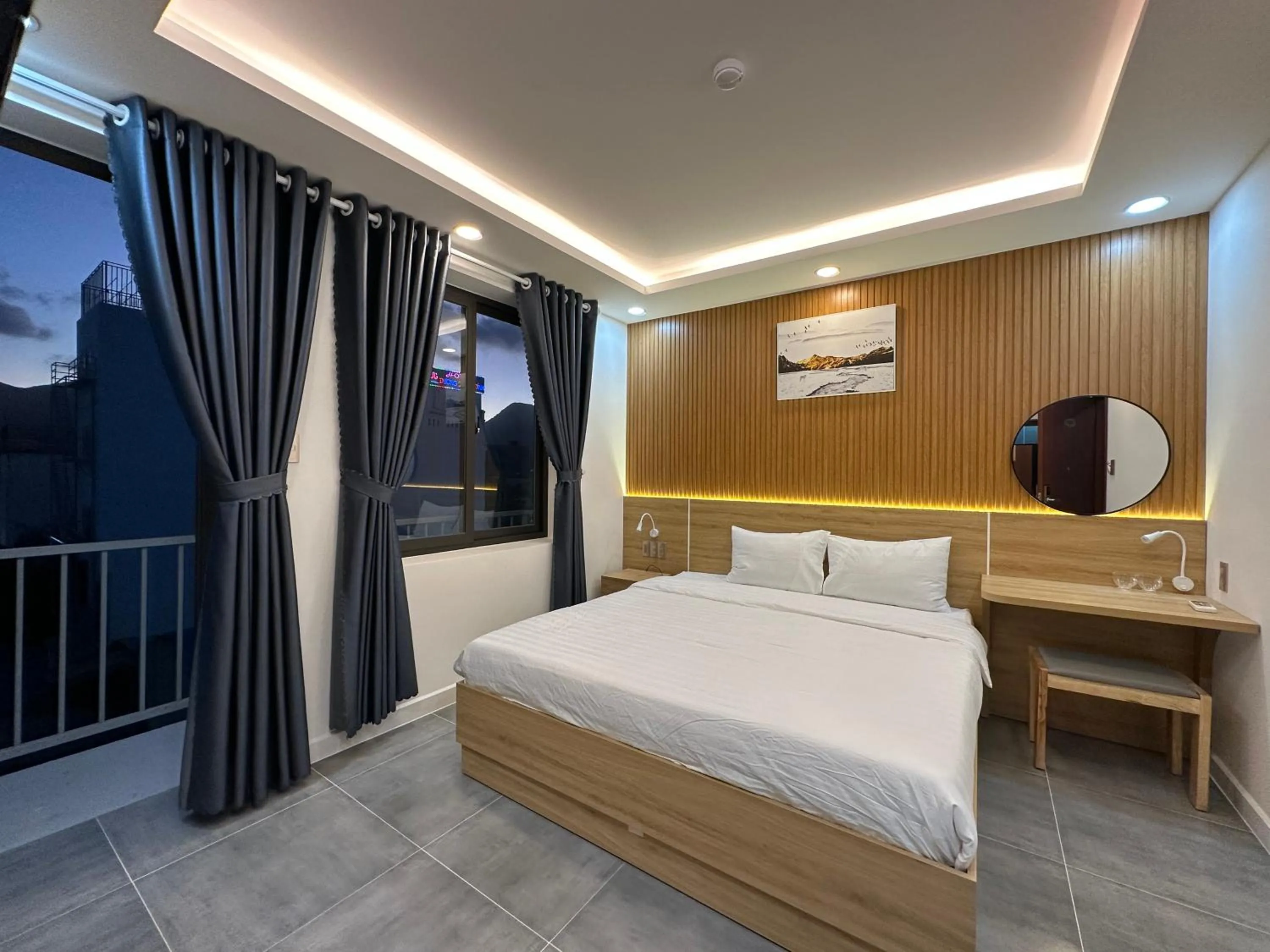 Bed in Ngọc Anh Hotel