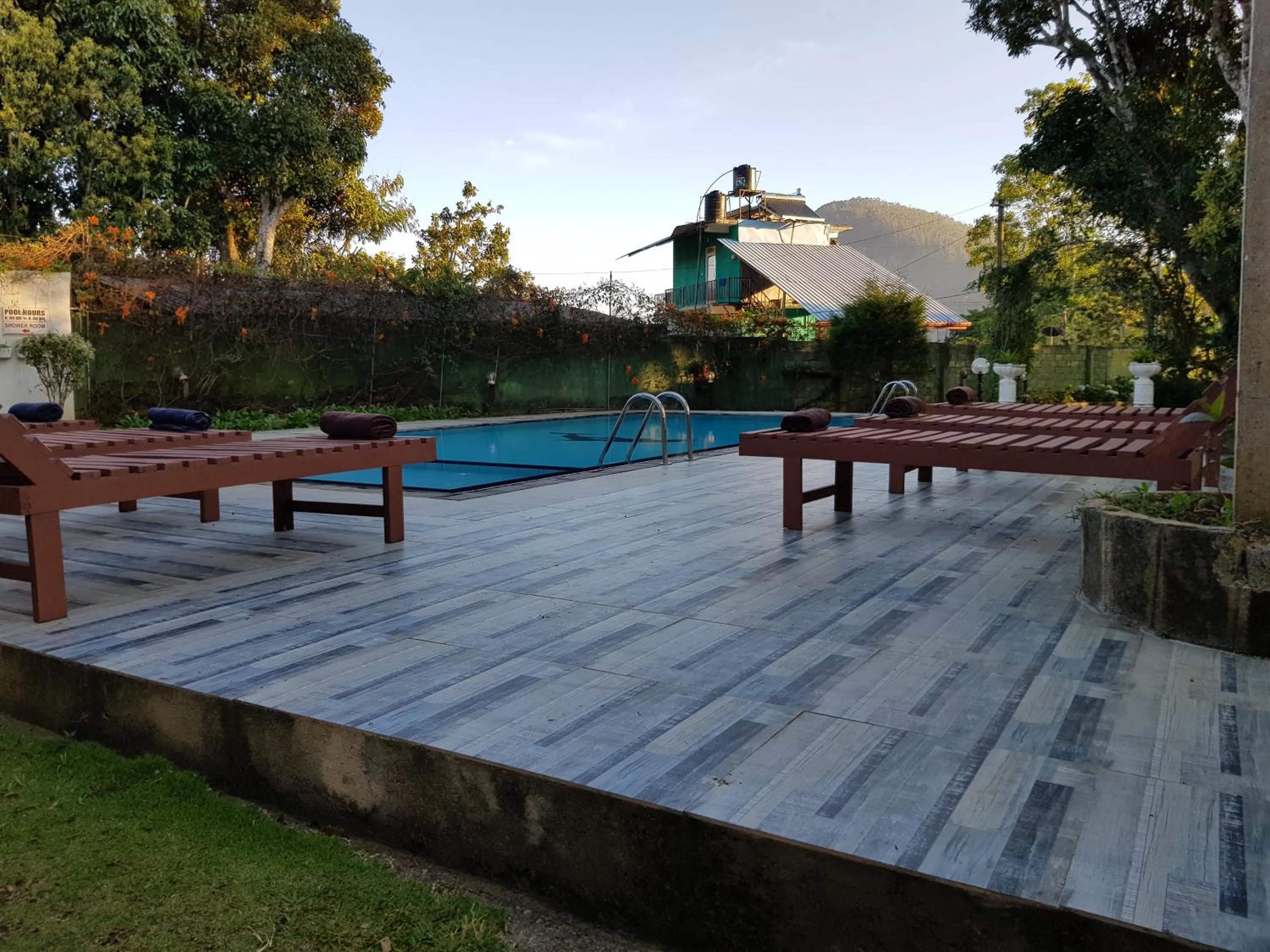 Pool view in Ella Forest Paradise Hotel