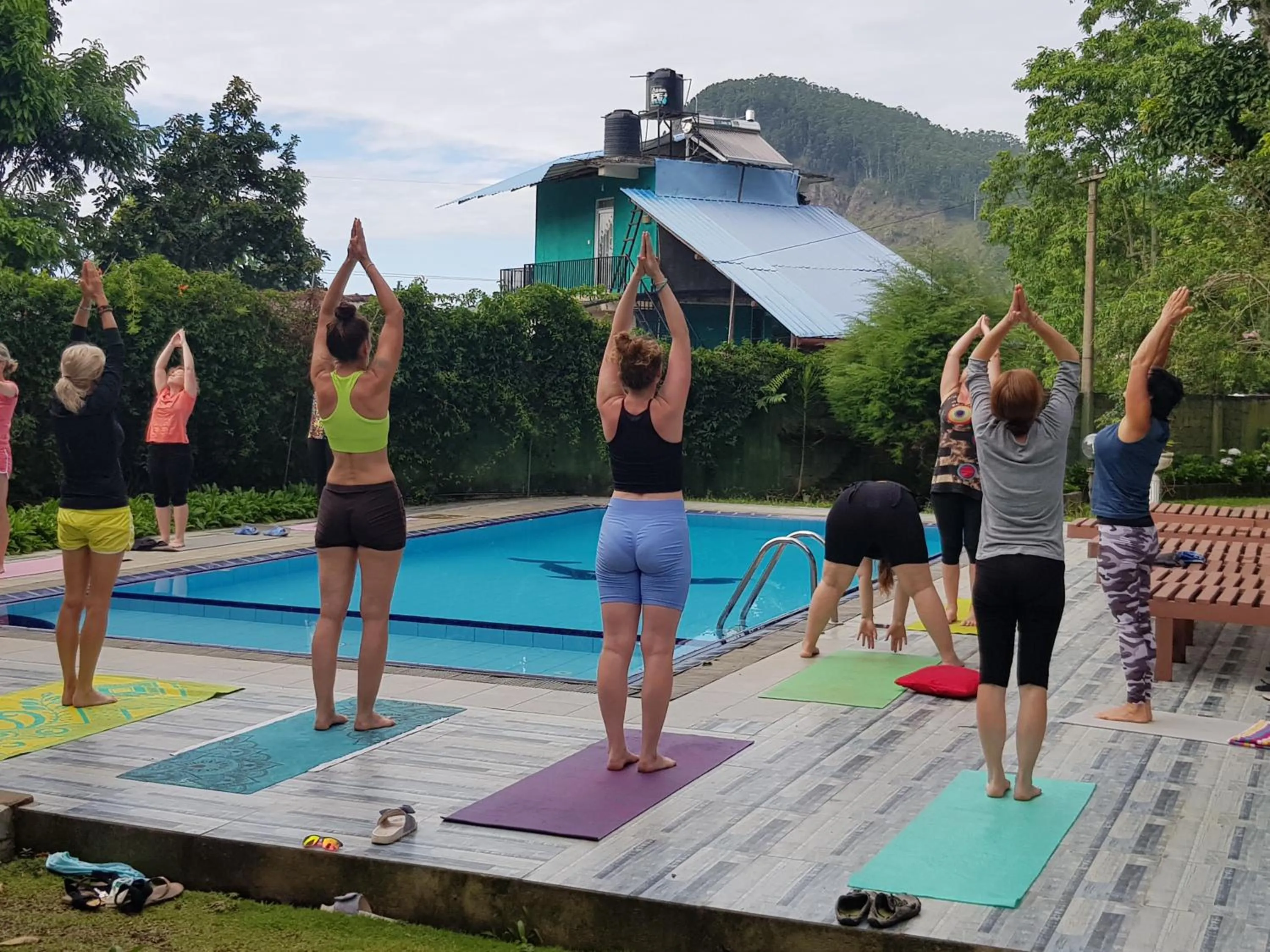 Swimming pool in Ella Forest Paradise Hotel