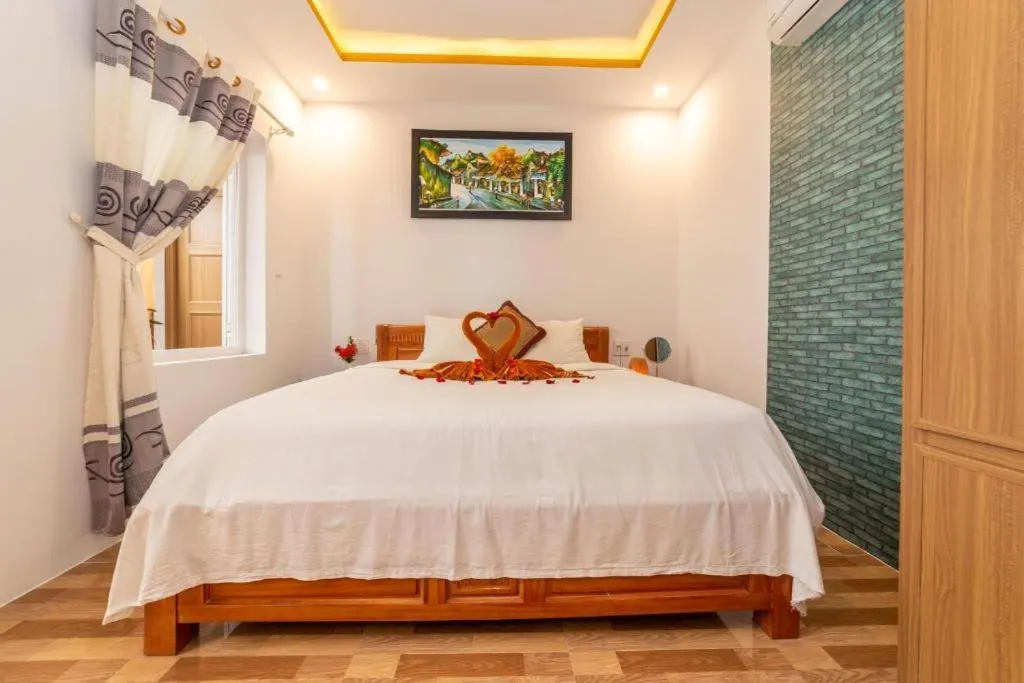 Bedroom, Bed in An Bang beach White Sand Sea Villa