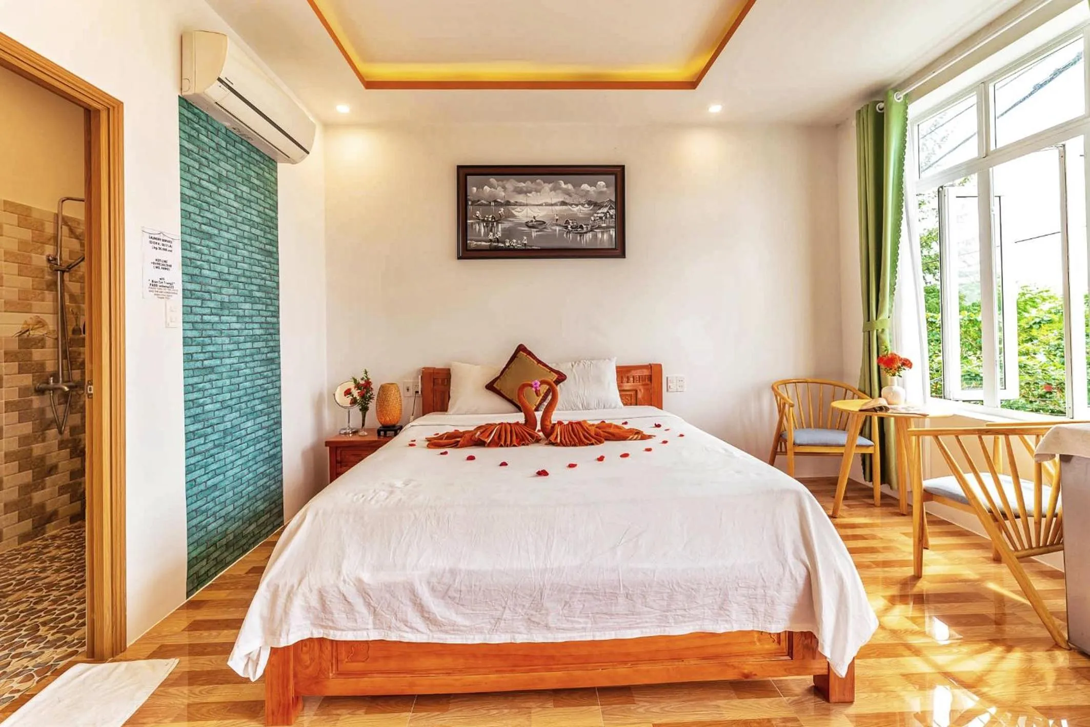 Bed in An Bang beach White Sand Sea Villa