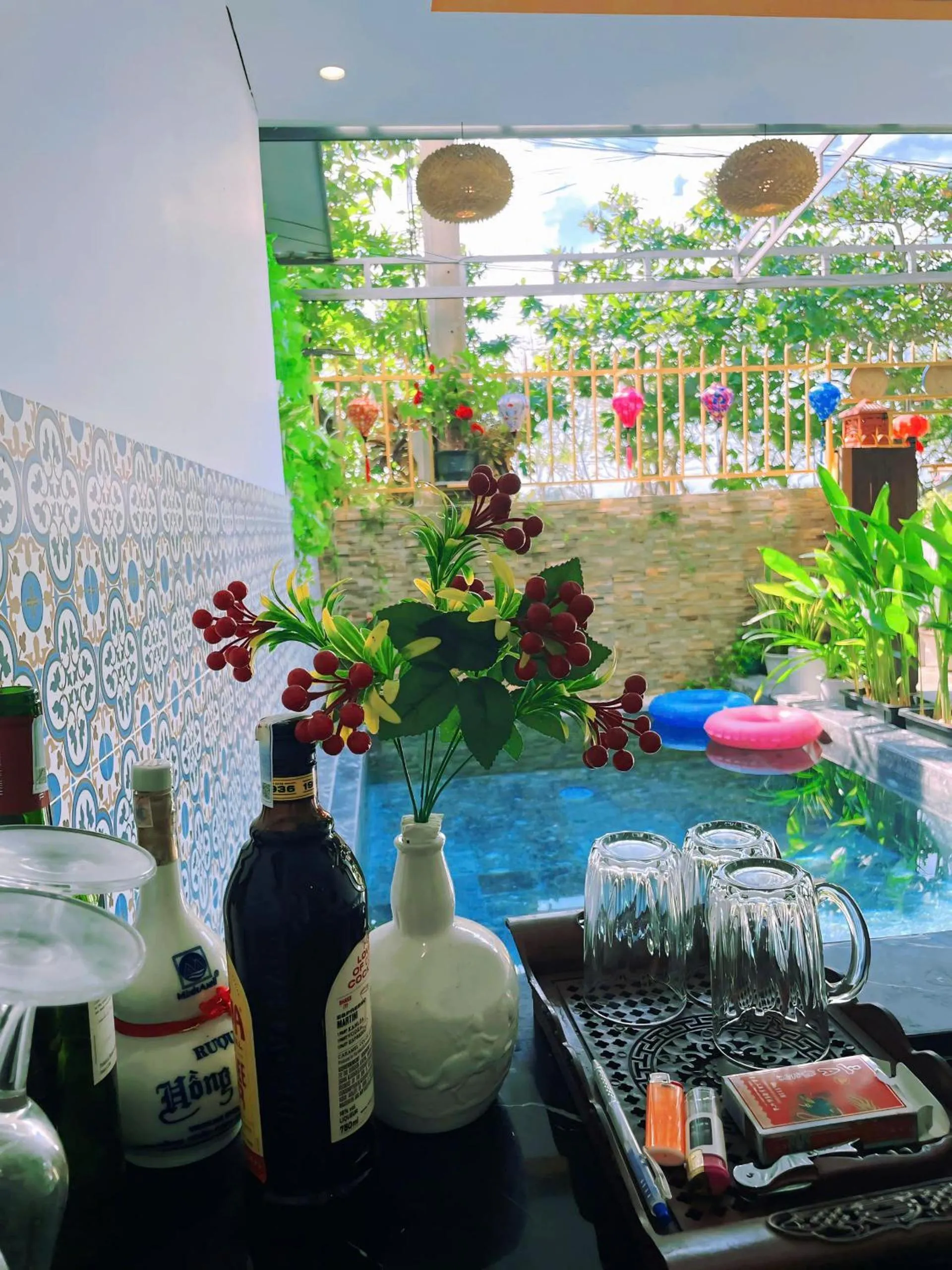 Living room in An Bang beach White Sand Sea Villa