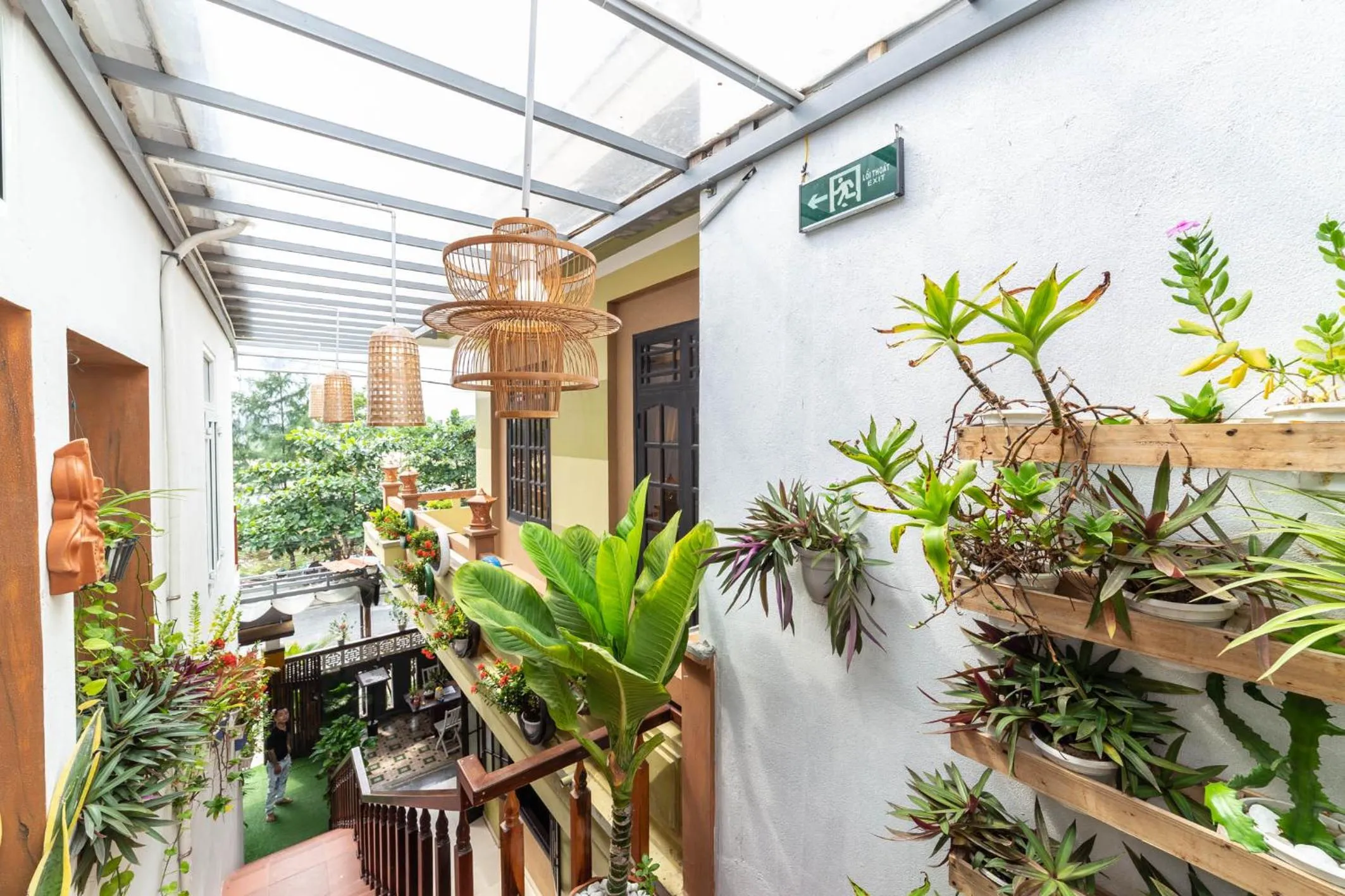 Garden in An Bang beach White Sand Sea Villa