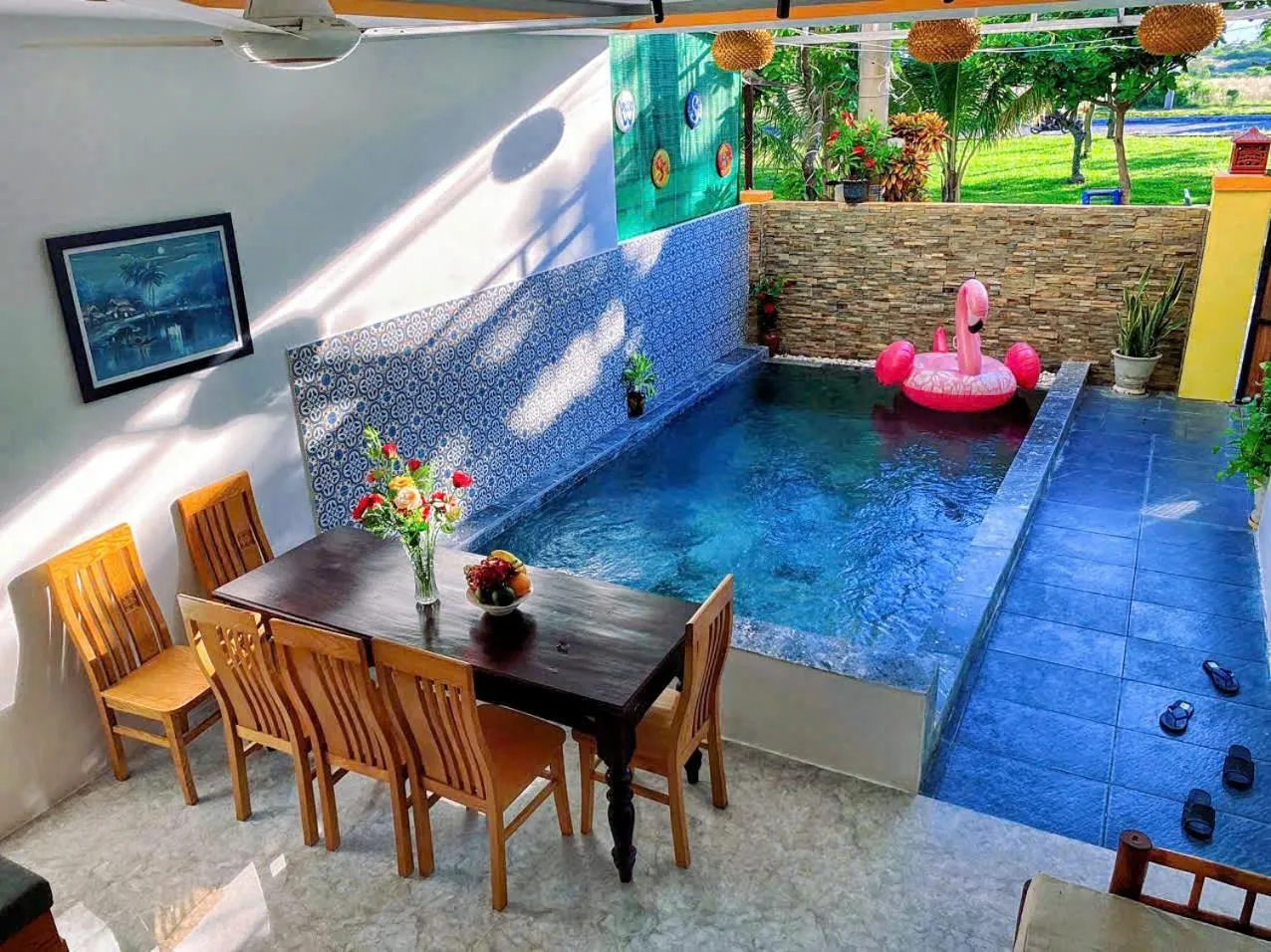 Pool view in An Bang beach White Sand Sea Villa