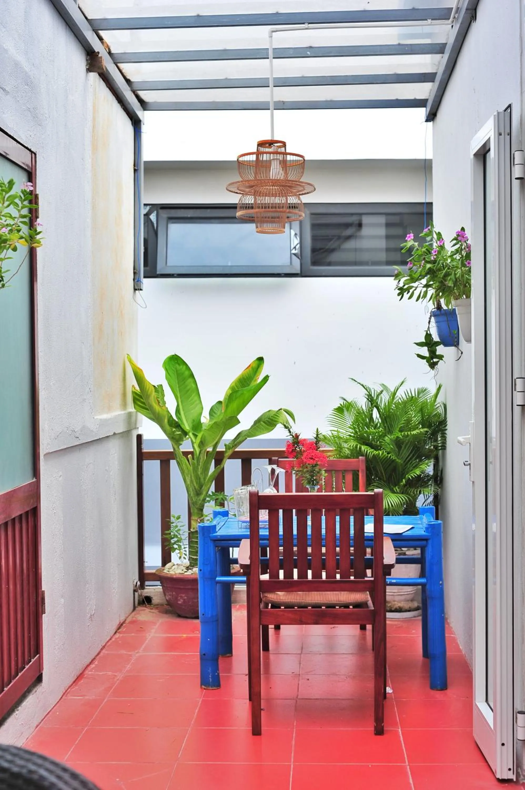 Garden in An Bang beach White Sand Sea Villa