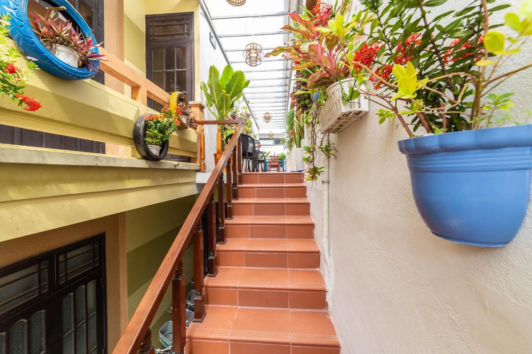 Balcony/Terrace in An Bang beach White Sand Sea Villa