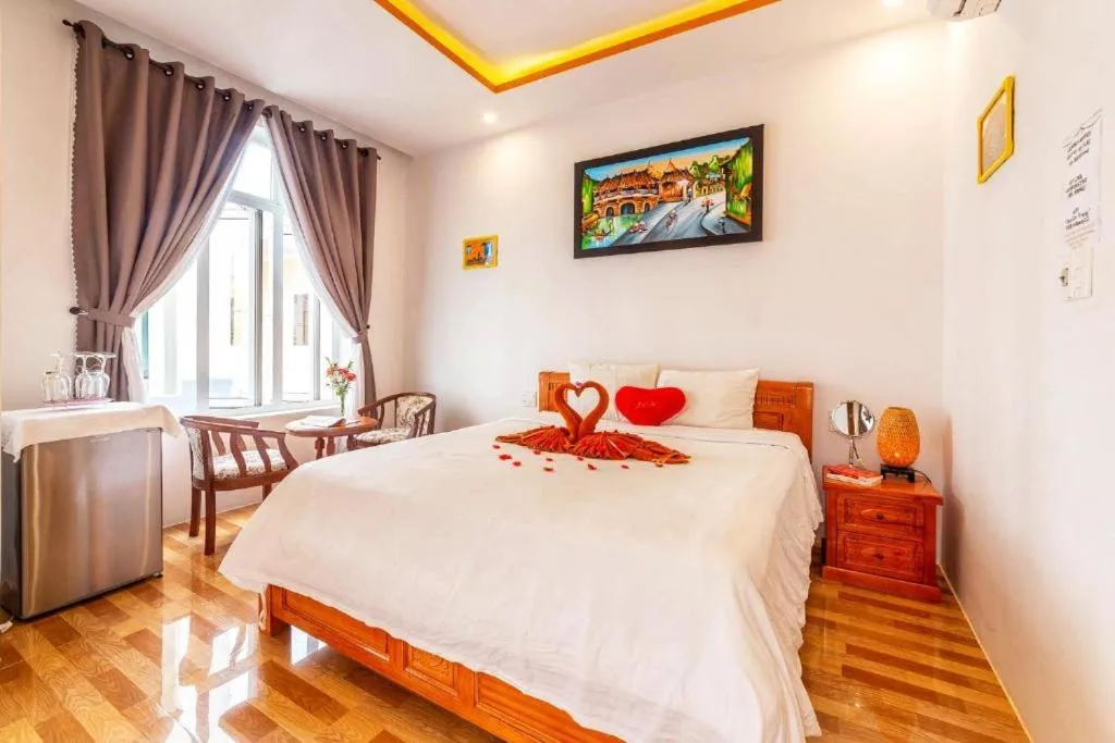 Bedroom, Bed in An Bang beach White Sand Sea Villa