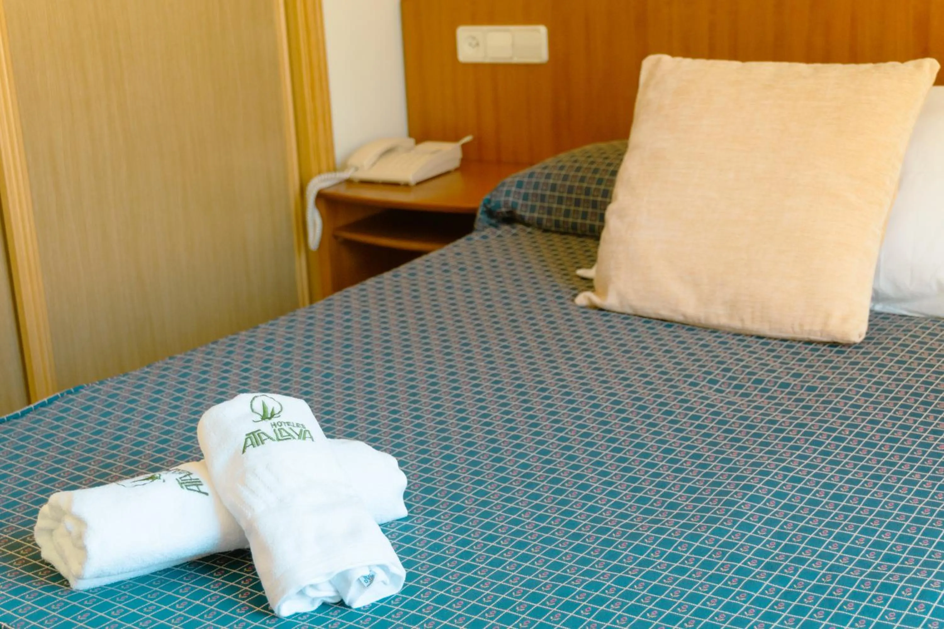 Bed in Hotel Atalaya II