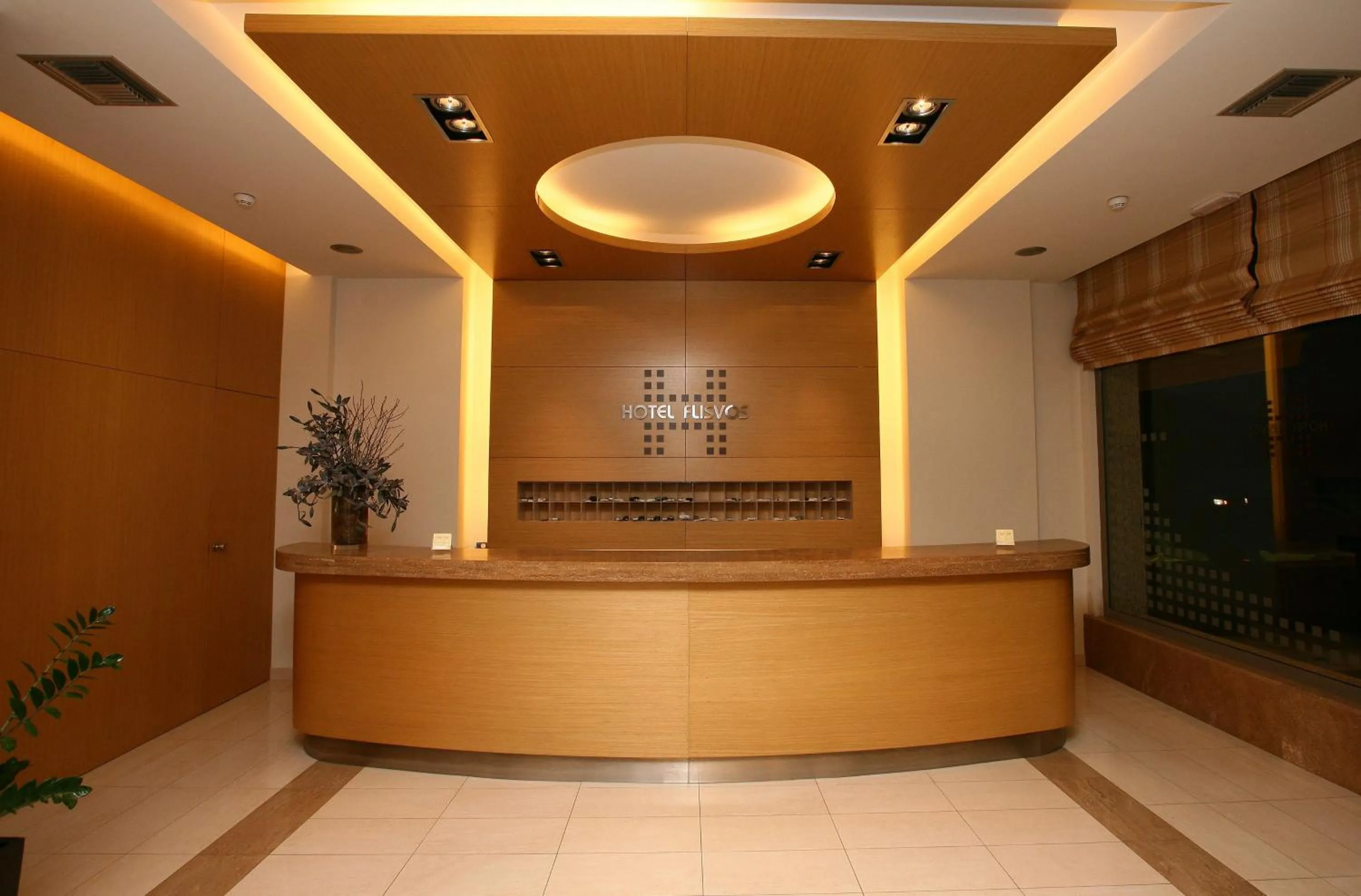 Lobby or reception in Hotel Flisvos