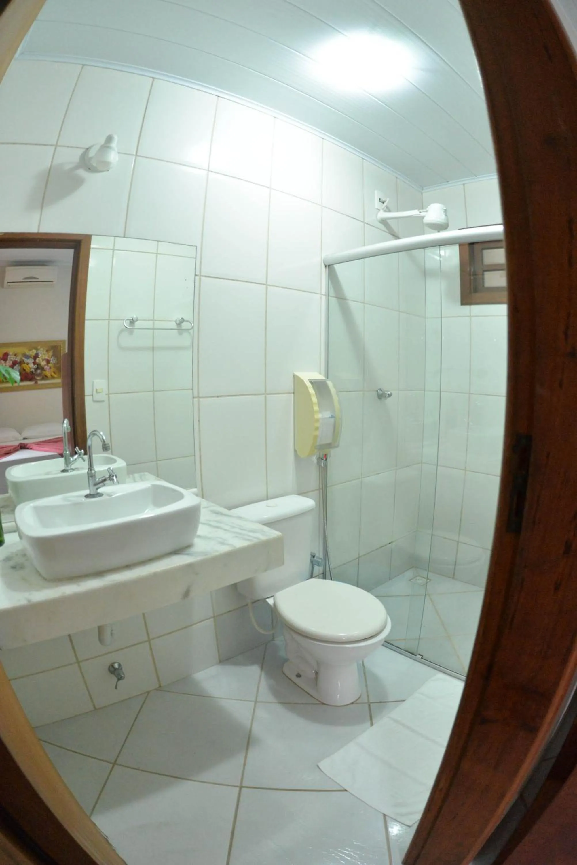 Bathroom in Pousada A Flor da Terra