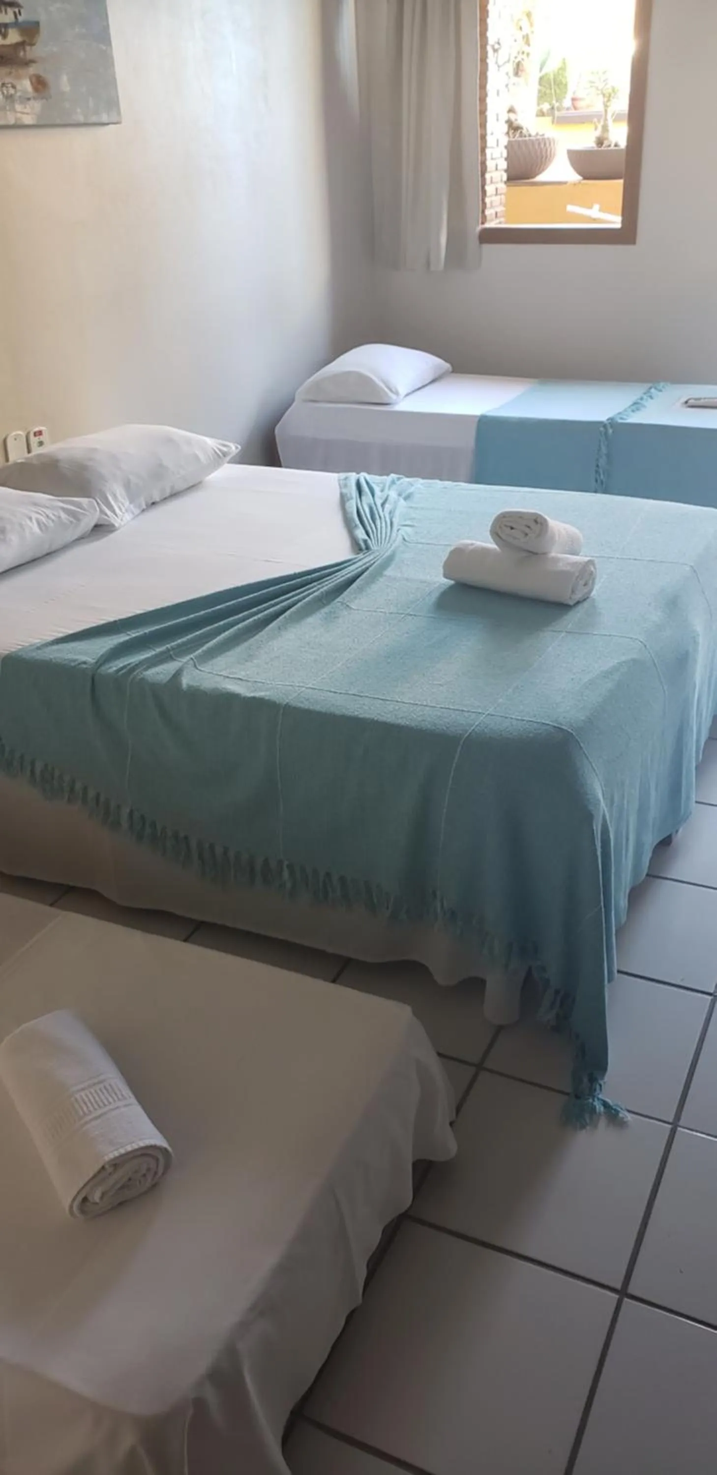 Bed in Pousada A Flor da Terra