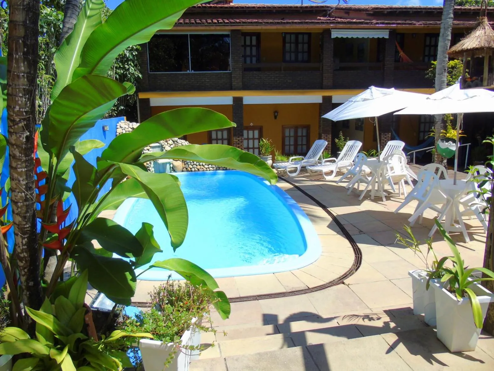 Swimming pool in Pousada A Flor da Terra