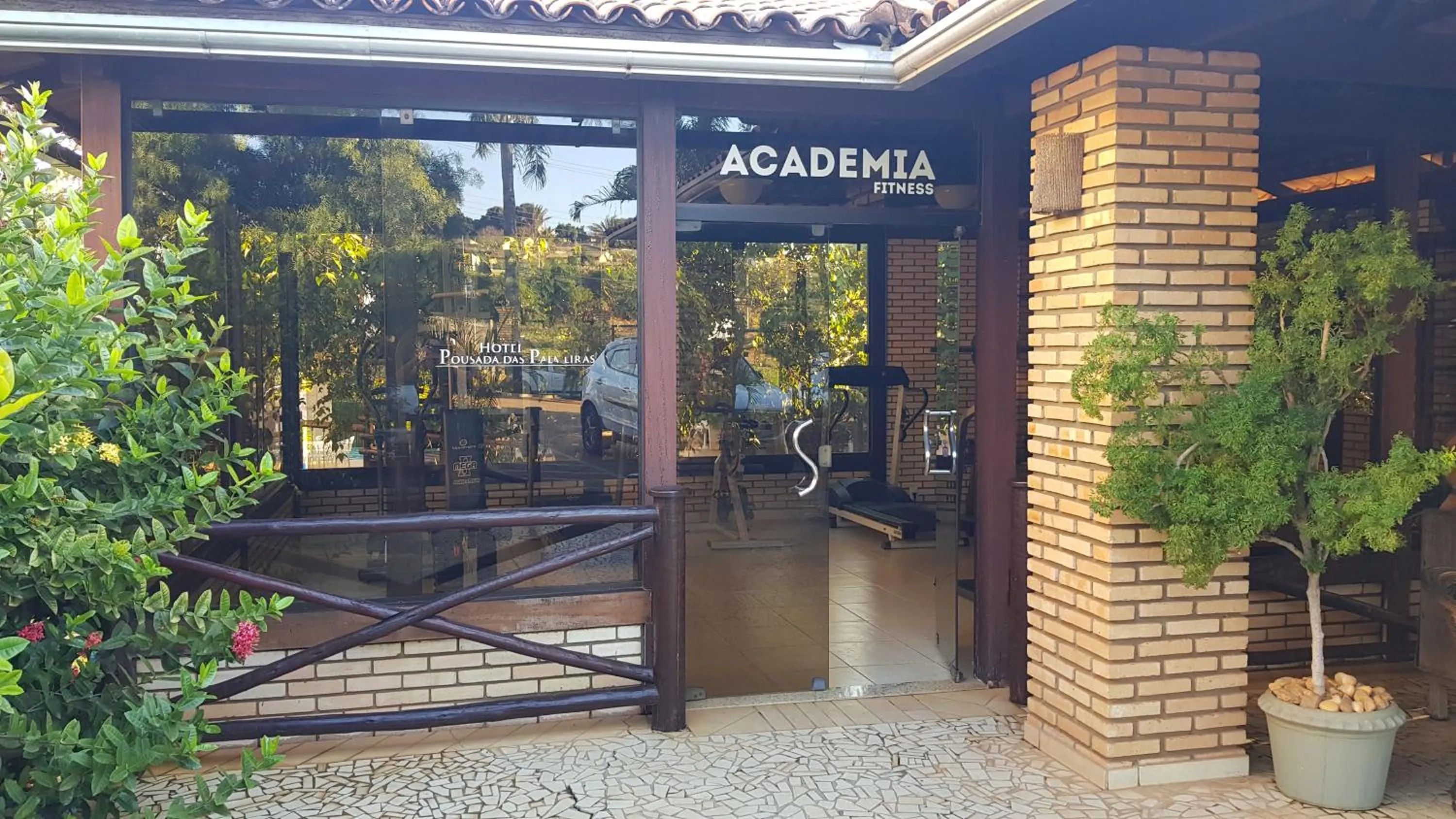 Fitness centre/facilities in Hotel das Palmeiras